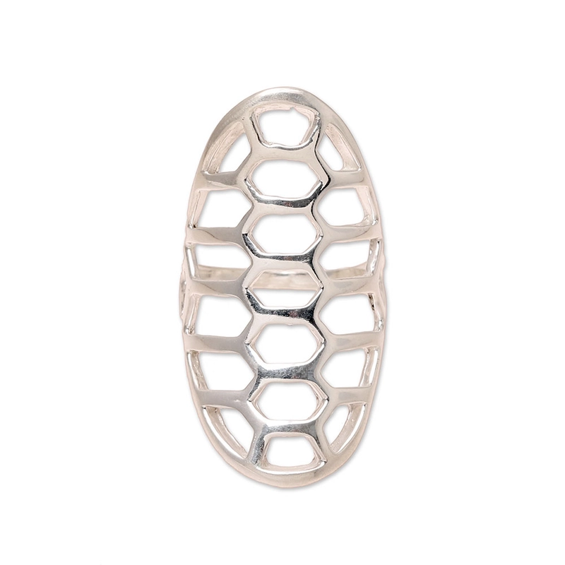 Handgefertigter einzigartiger Design 925 Sterling Silber Ring Geschenk für Sie & Mama