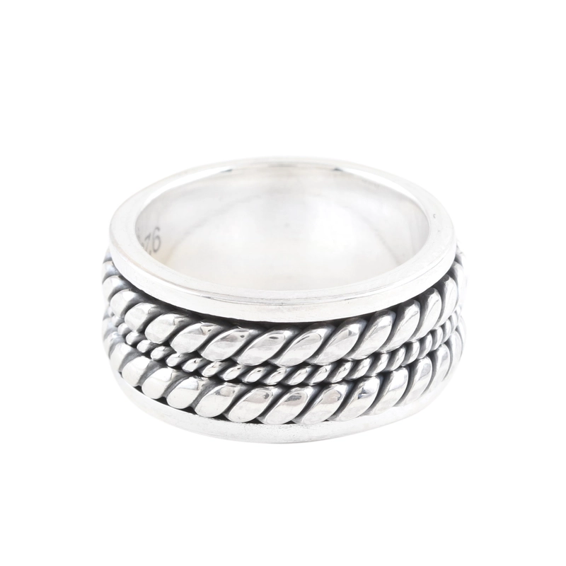 925 Sterling Silber Ring Handgemachter Designer-Ring Geschenk für Sie