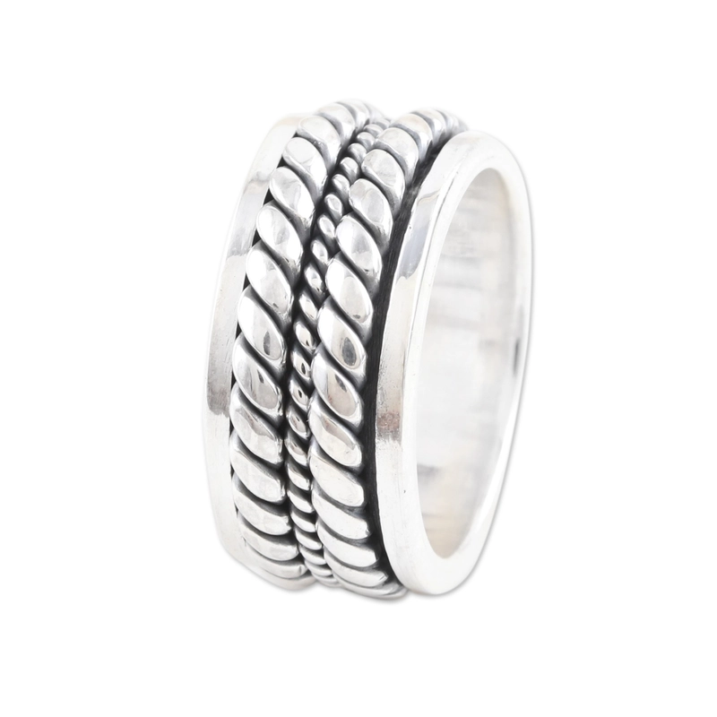 925 Sterling Silber Ring Handgemachter Designer-Ring Geschenk für Sie