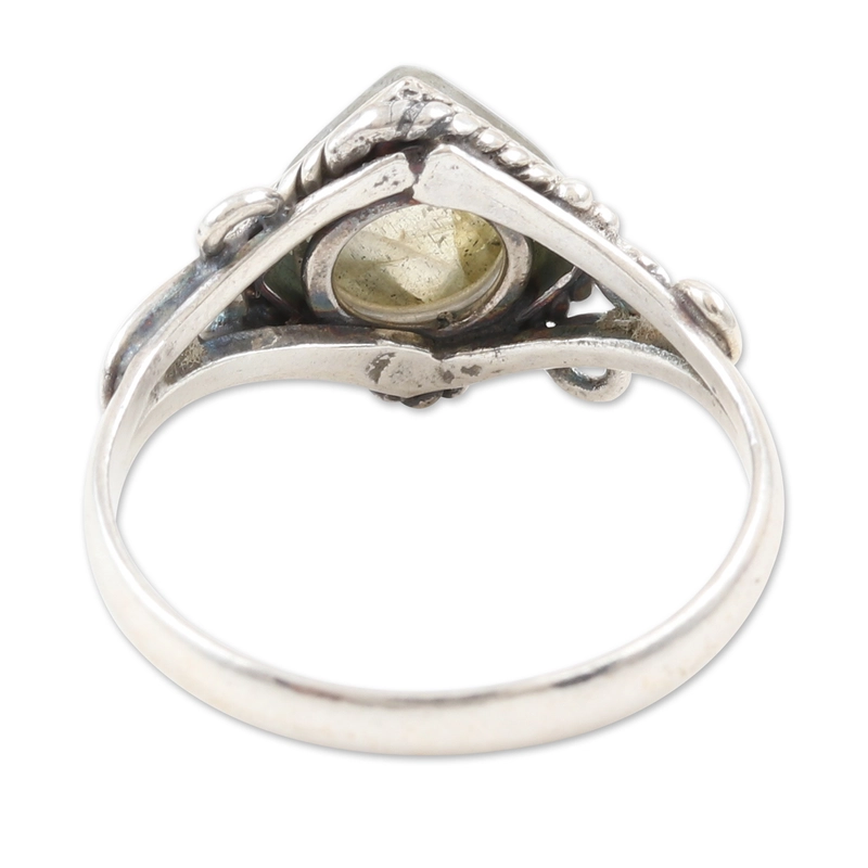 Labradorit und Sterlingsilber 925 Massivsilber Damenring Geschenk für Sie & Mama