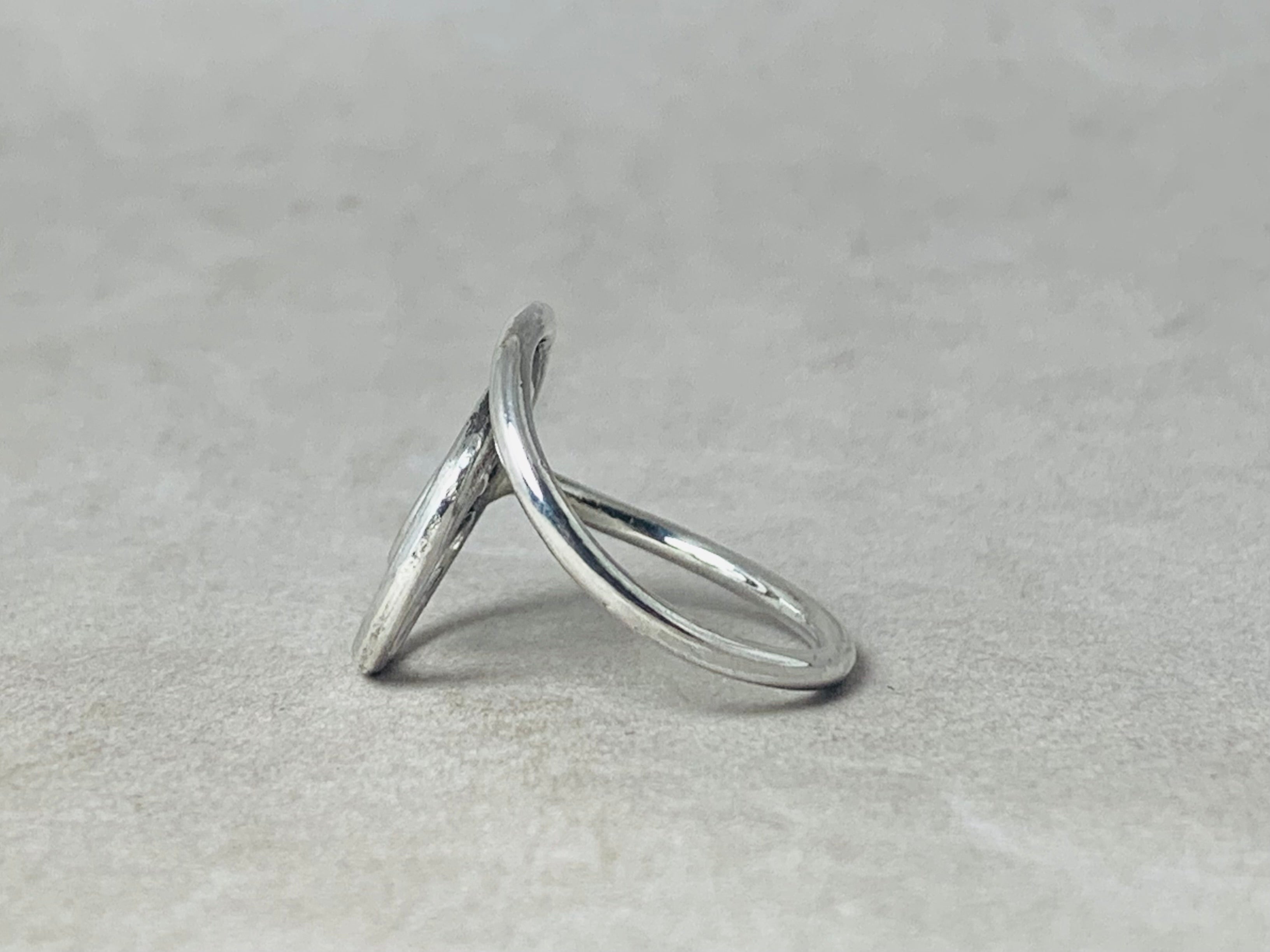 Spiralring 925er Silberring Statement Ring Silber Wirbelring Minimalistisches Design Verlobungsring Einzigartiger Ring