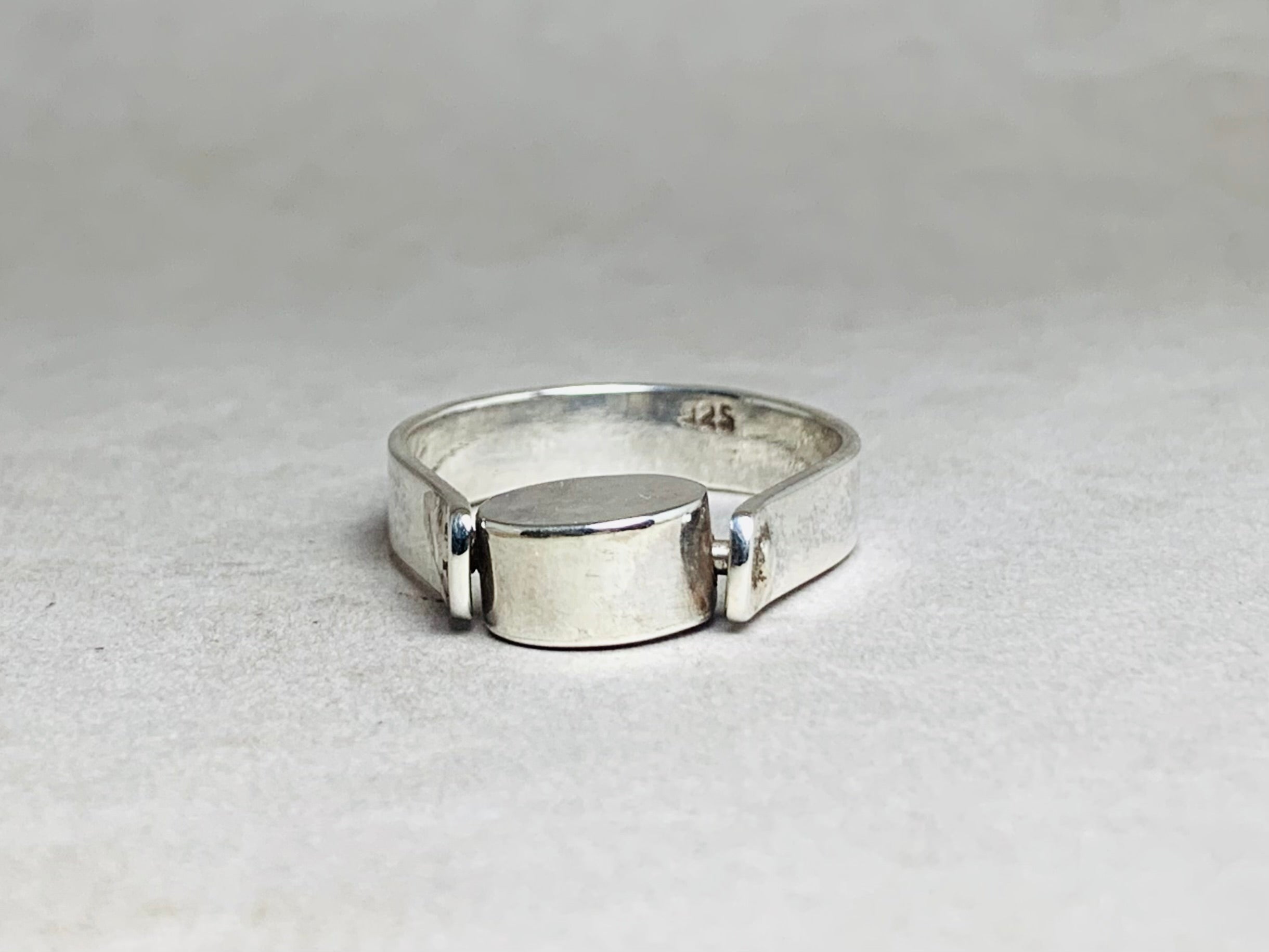 925 Sterling Silver Ring Handmade Statement Ring Oval Shape Ball Ring Dainty Everyday Jewelry Ring For Everyone Gift for Her