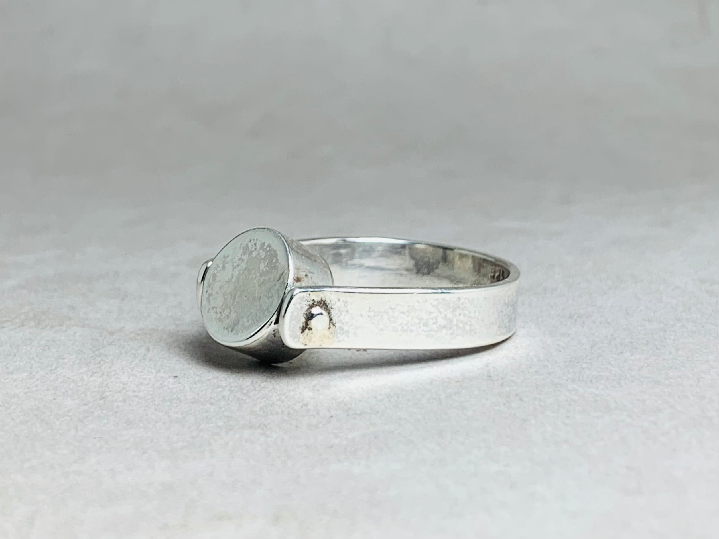 925 Sterling Silver Ring Handmade Statement Ring Oval Shape Ball Ring Dainty Everyday Jewelry Ring For Everyone Gift for Her