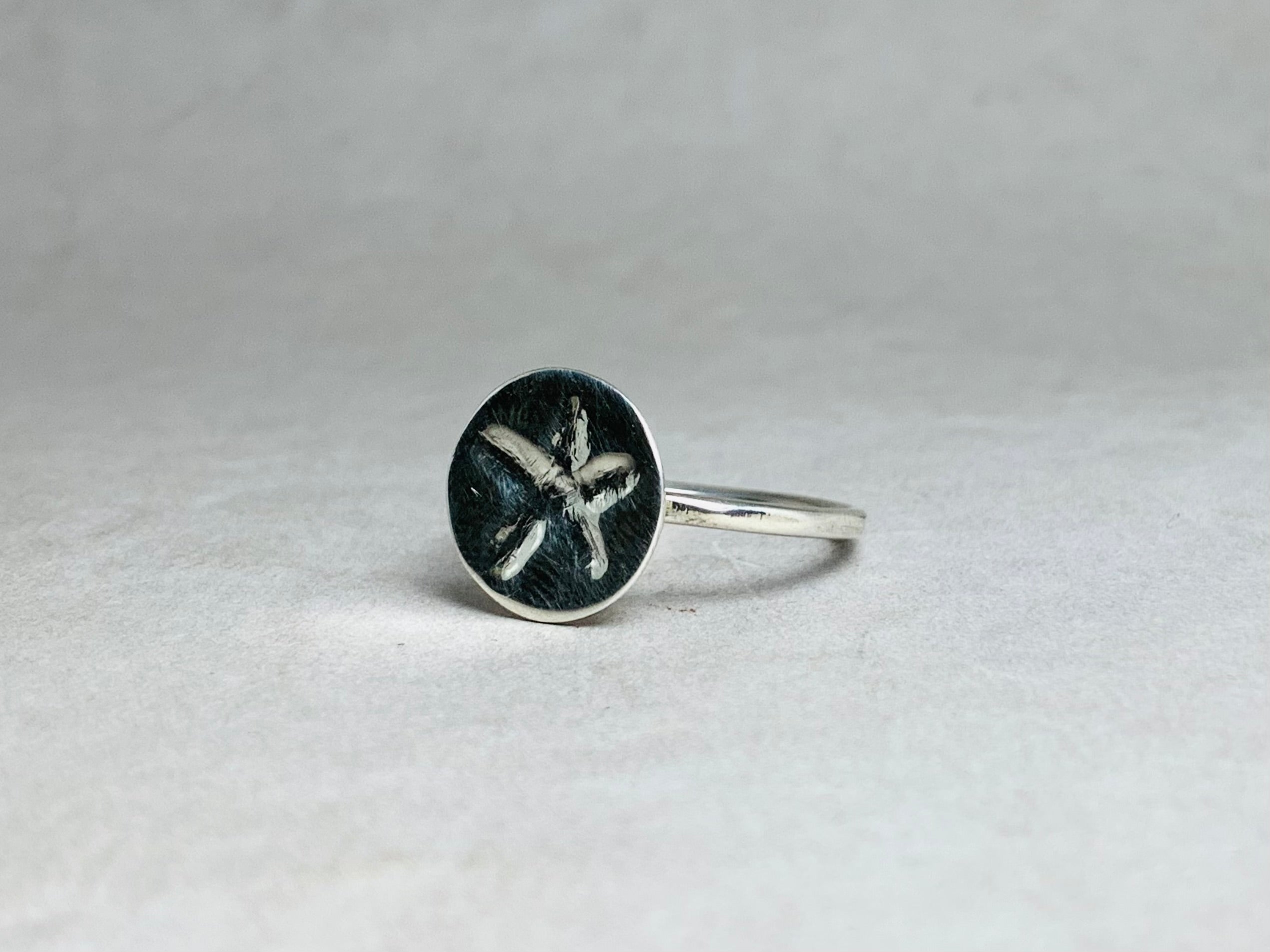 Sternring Statement-Ring Unisex Ring 925 Sterling Silber Chunky Ring Geschenk für Sie