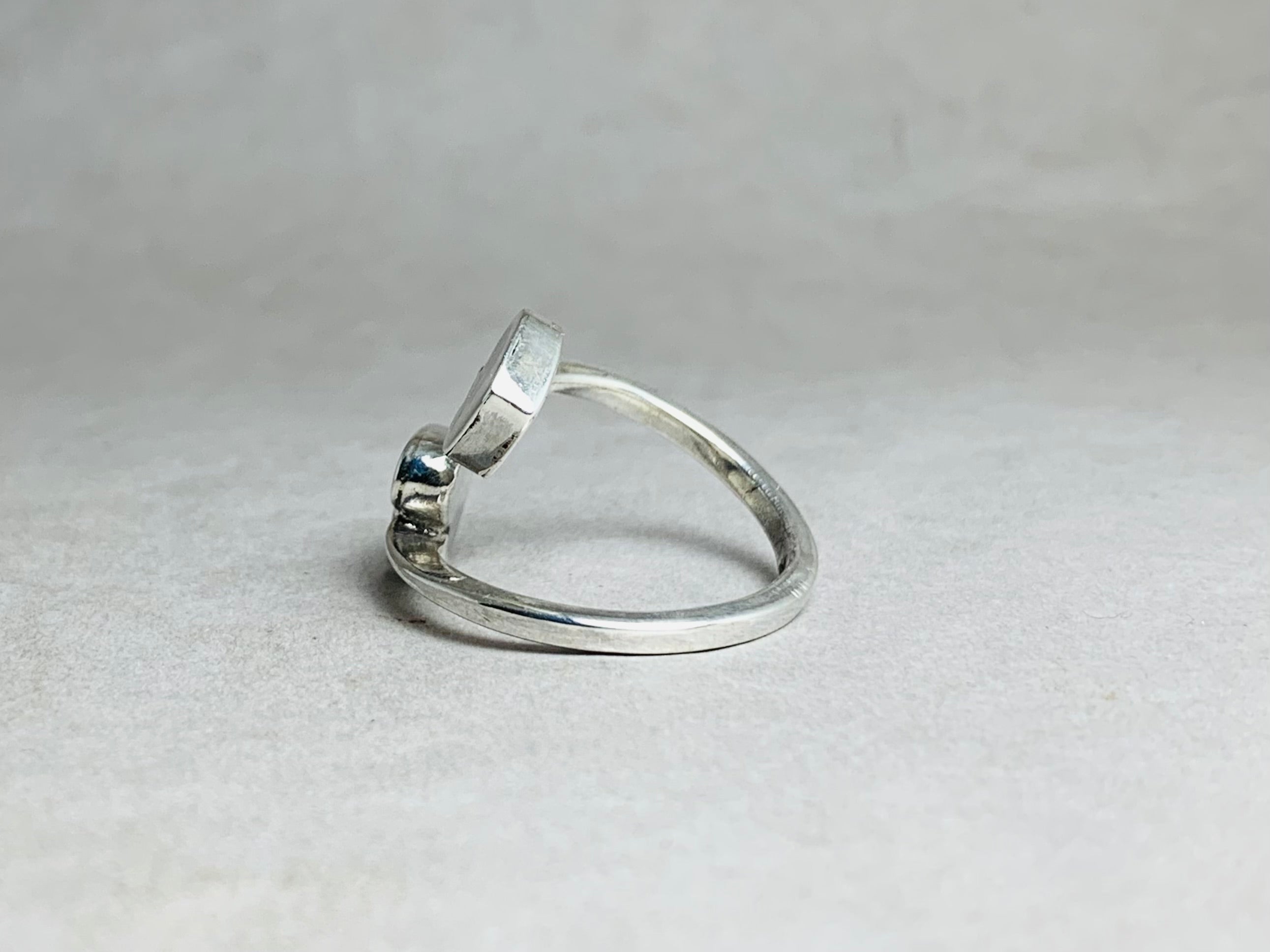 Doppelter Herzring Verstellbarer Ring 925 Sterling Silber Ring Statement Filigraner Ring Romantischer Herzring Für Sie Minimalistischer Schmuck