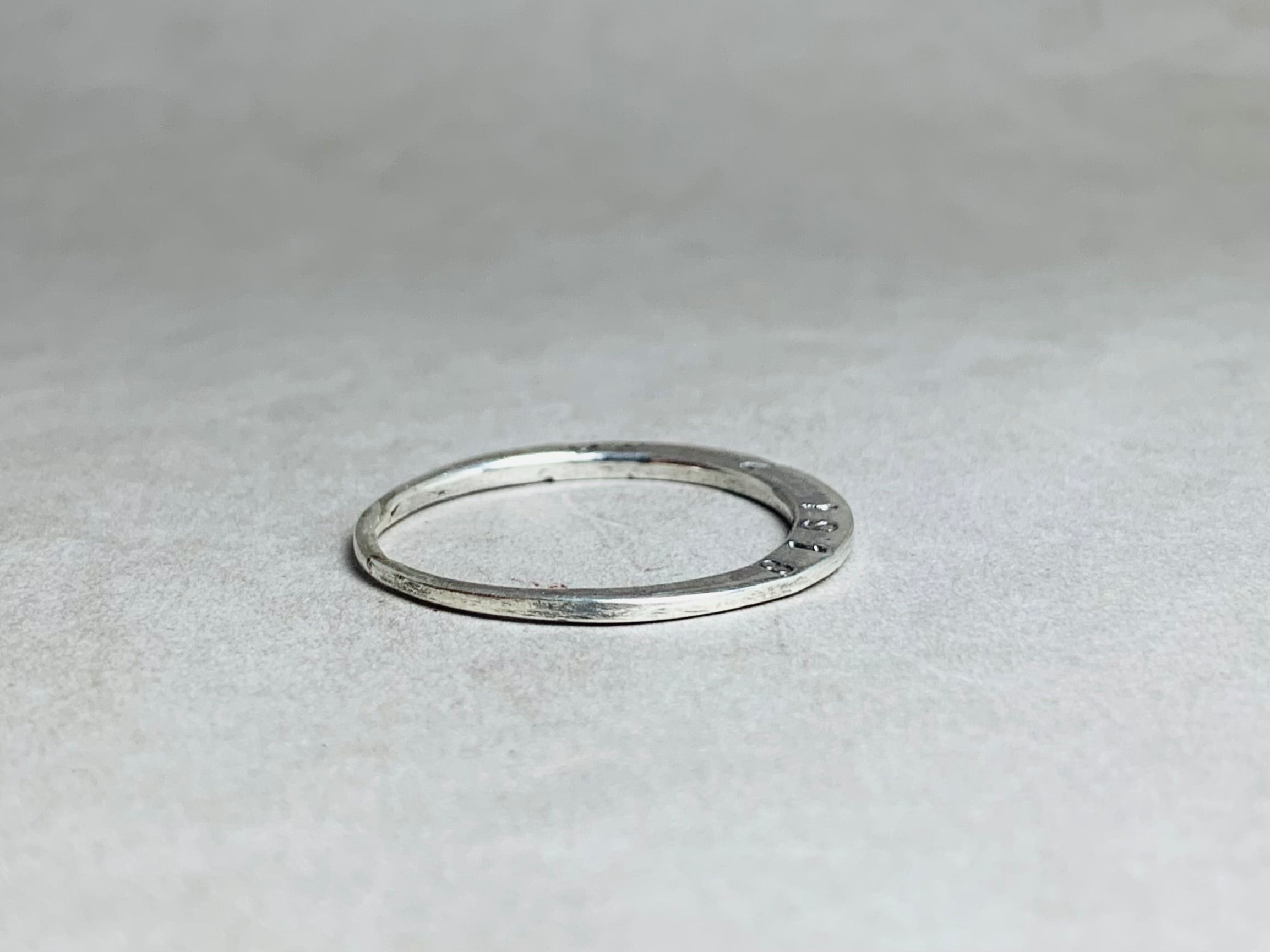 925er Sterling Silber Ring Handgefertigter Custom Ring Stapelring Geschenk für Sie Ring für Frauen Verlobungsring