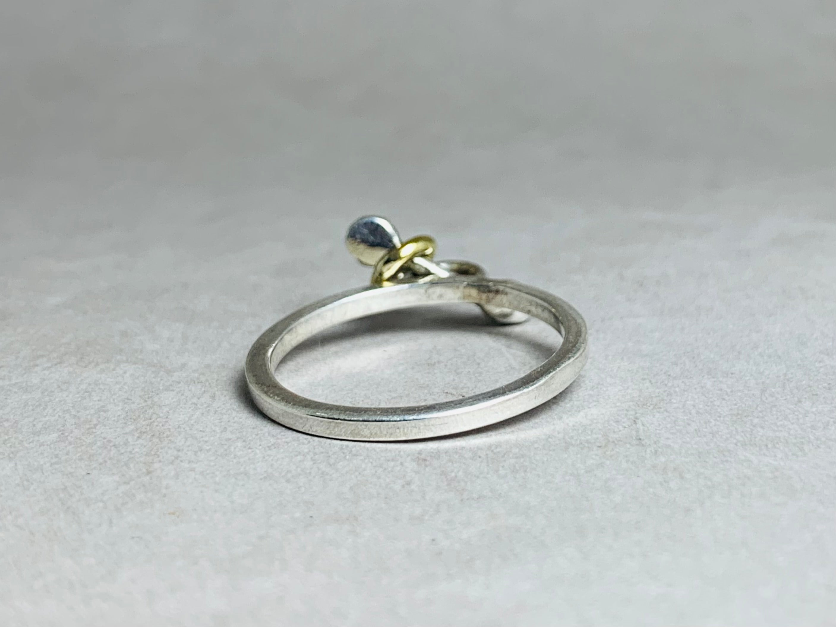 Silberner Barrenring 925 Sterling Silber Ring Handgefertigter Fidget-Ring für den Alltag Drehring Art Deco Ring Einzigartiger Ring