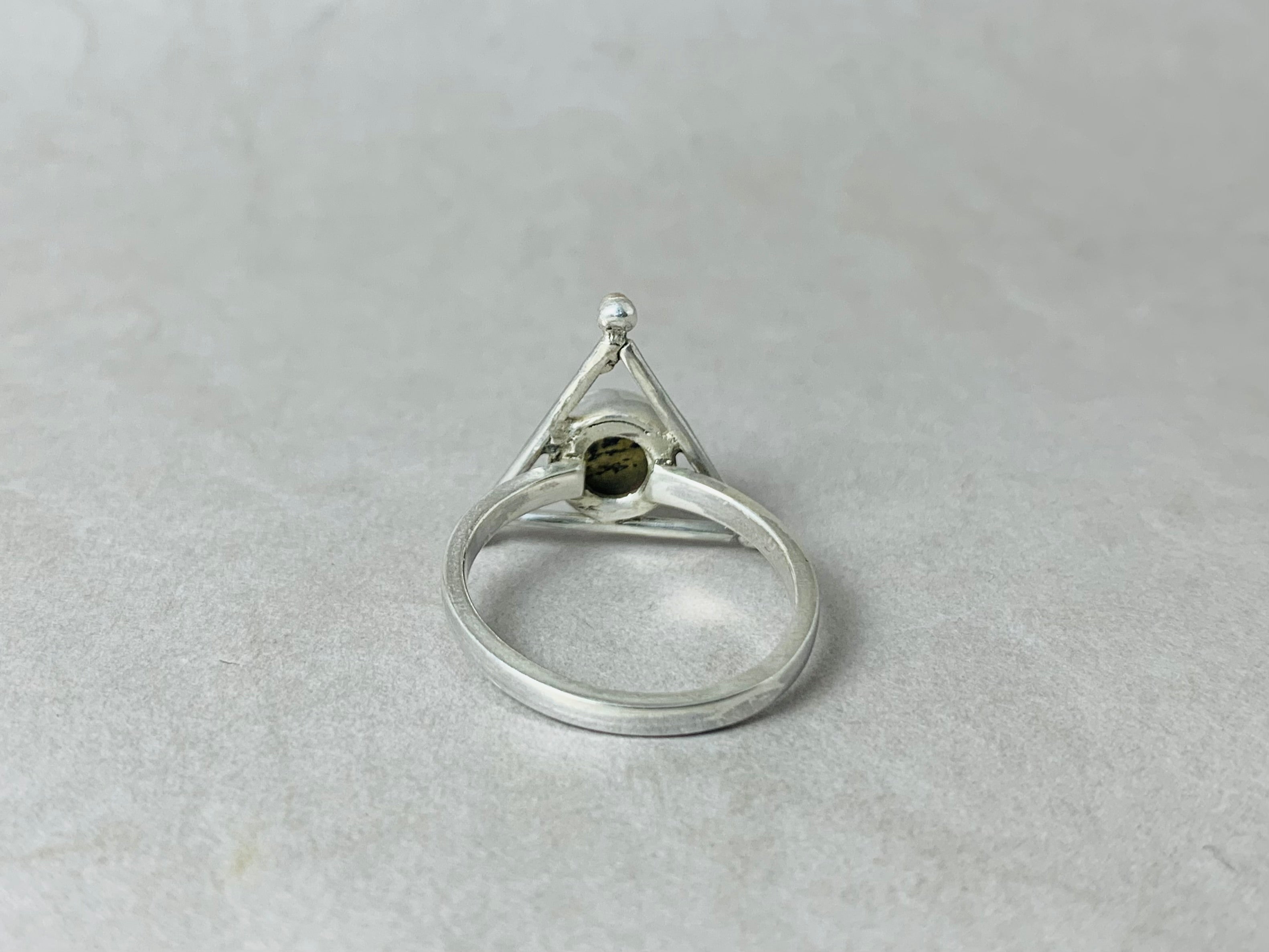 Labradoriet Ring 925 Sterling Zilver Blauwe Steen Ring Handgemaakte Ring Eenvoudige Ring Stapelring Cadeau Voor Haar