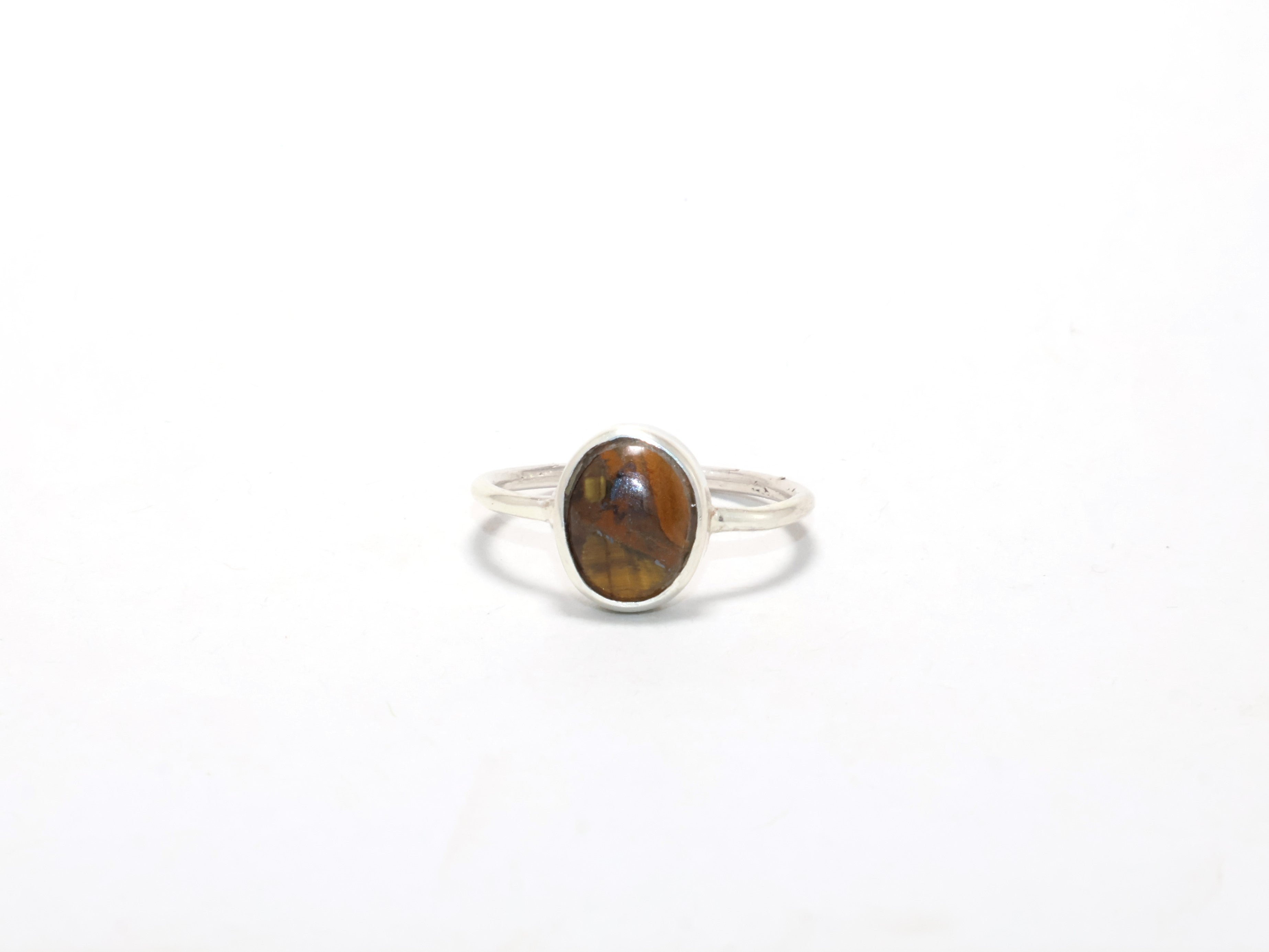 Tigerauge Ring 925 Sterling Silber Geschenkidee Stapelring Freundschaftsring Alltagsring Versprechensring