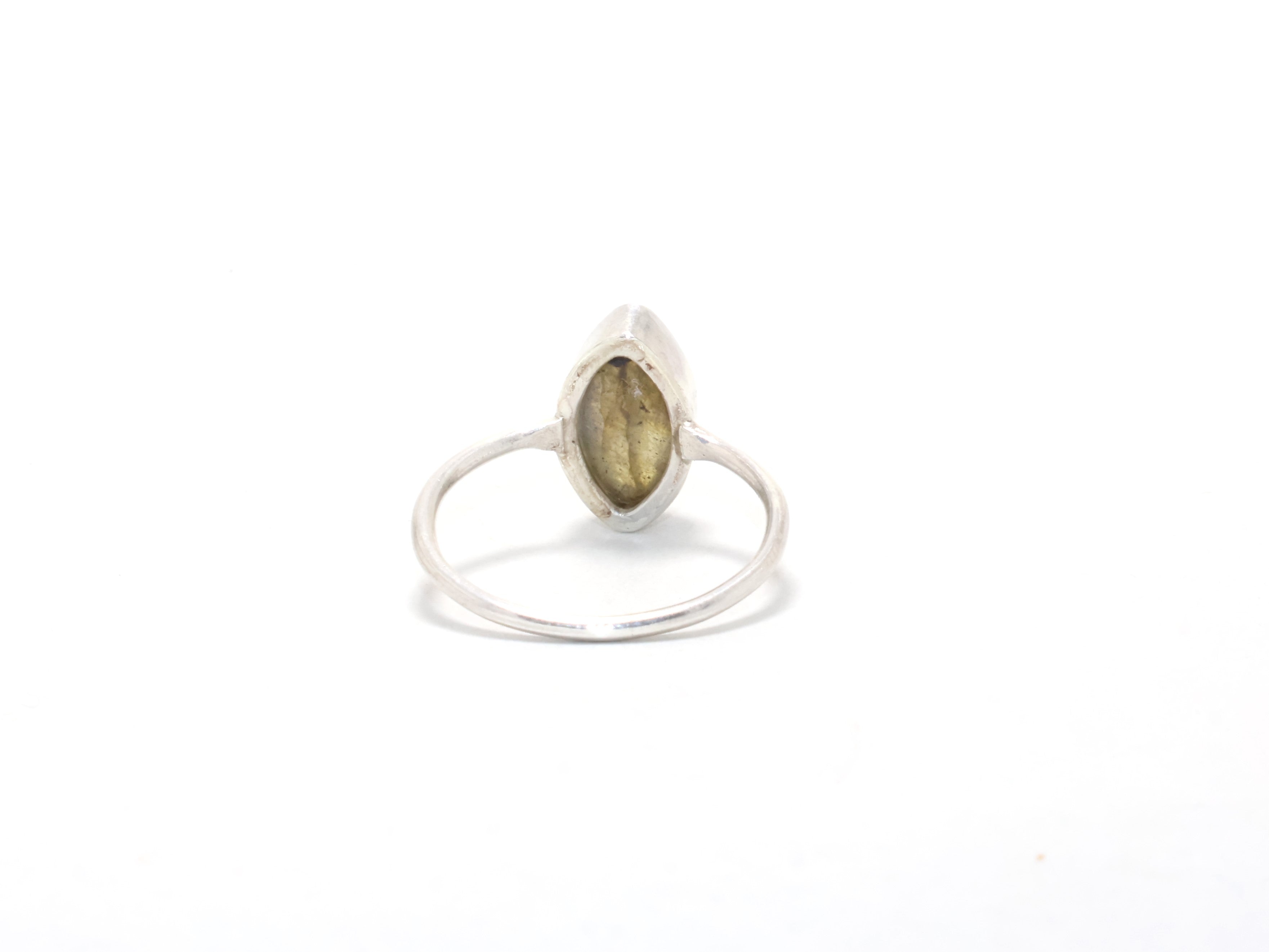 Labradoriet Ring Sterling Zilver 925 Marquise Vorm Edelsteen Ring Handgemaakte Stapelring Cadeau Voor Haar