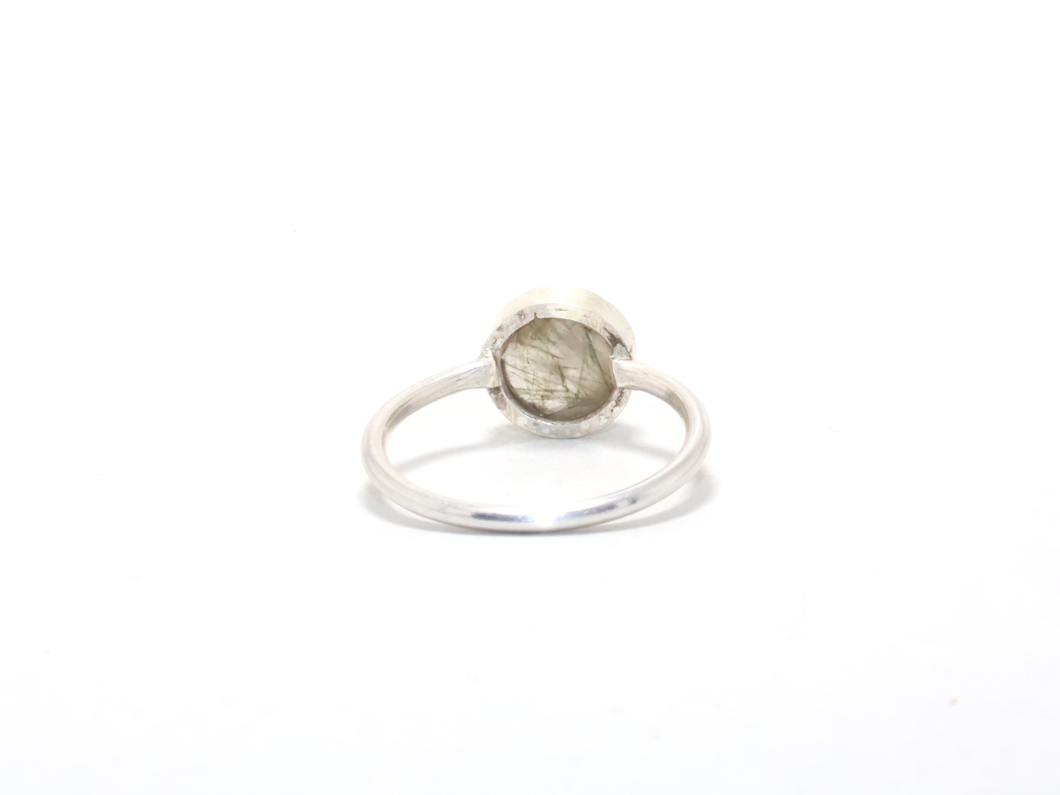 Schwarzer Rutil Stapelring Geburtssteinring Freundschaftsring Versprechensring 925 Sterling Silber Ring