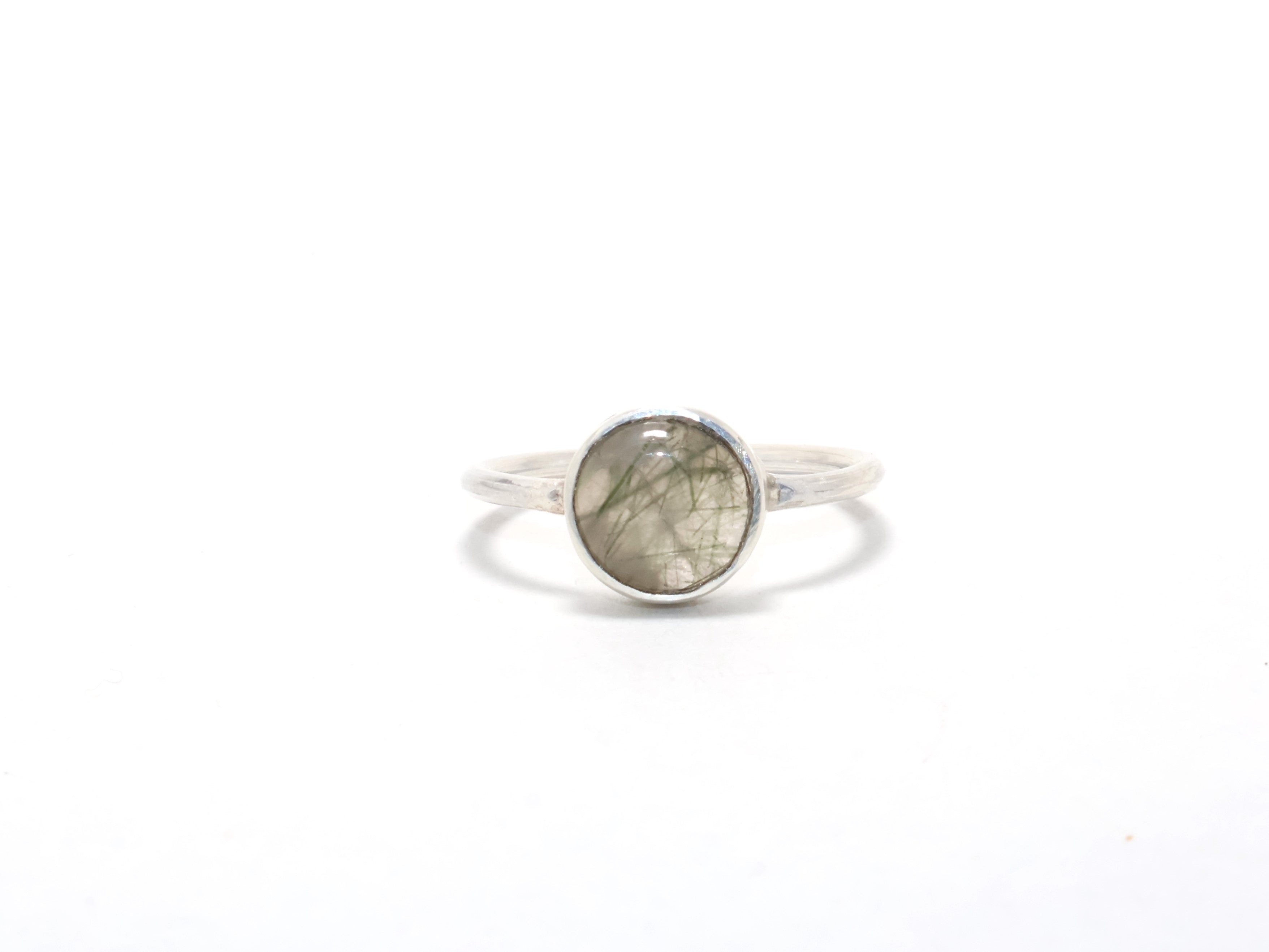 Schwarzer Rutil Stapelring Geburtssteinring Freundschaftsring Versprechensring 925 Sterling Silber Ring