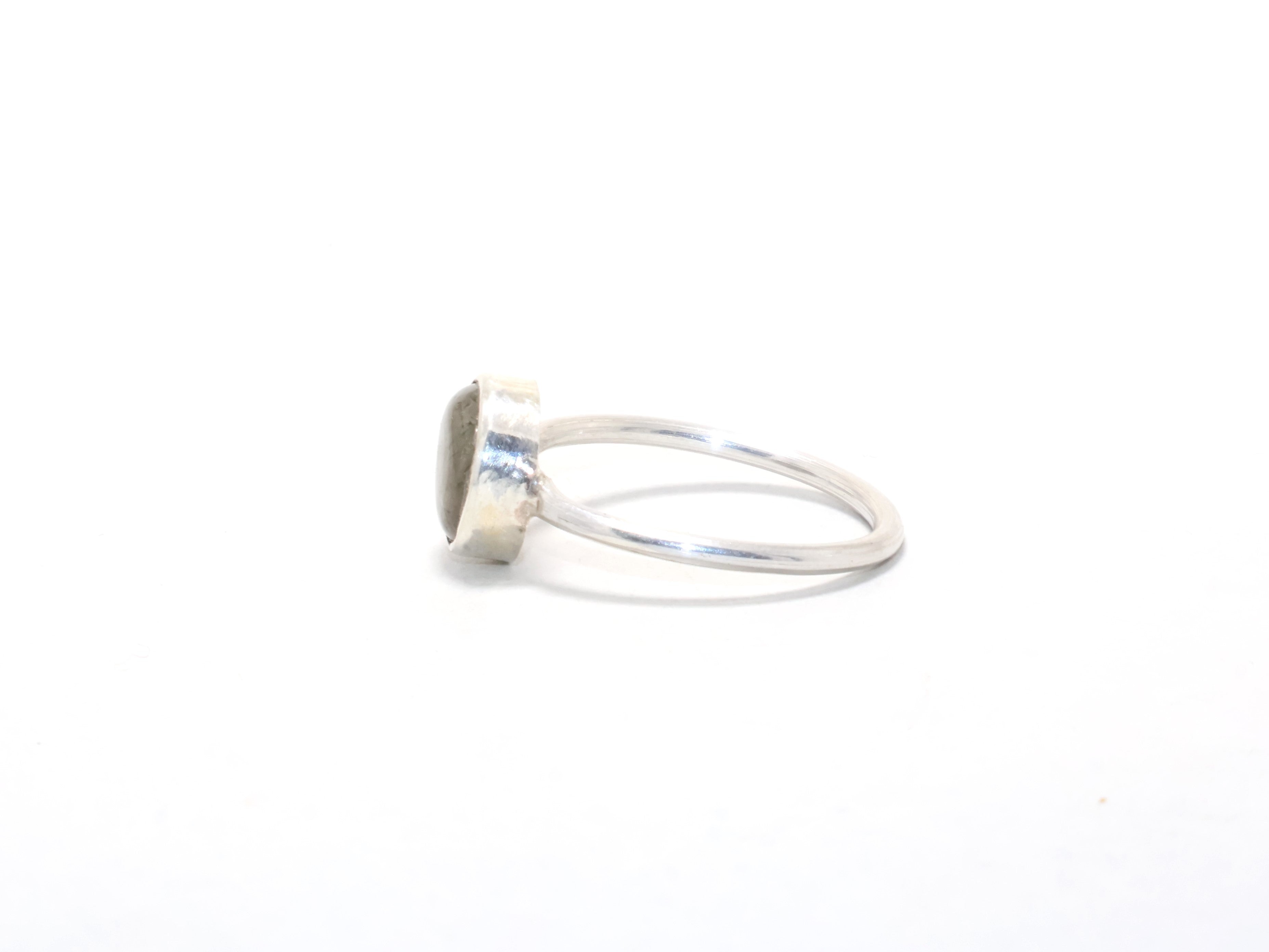 Schwarzer Rutil Stapelring Geburtssteinring Freundschaftsring Versprechensring 925 Sterling Silber Ring