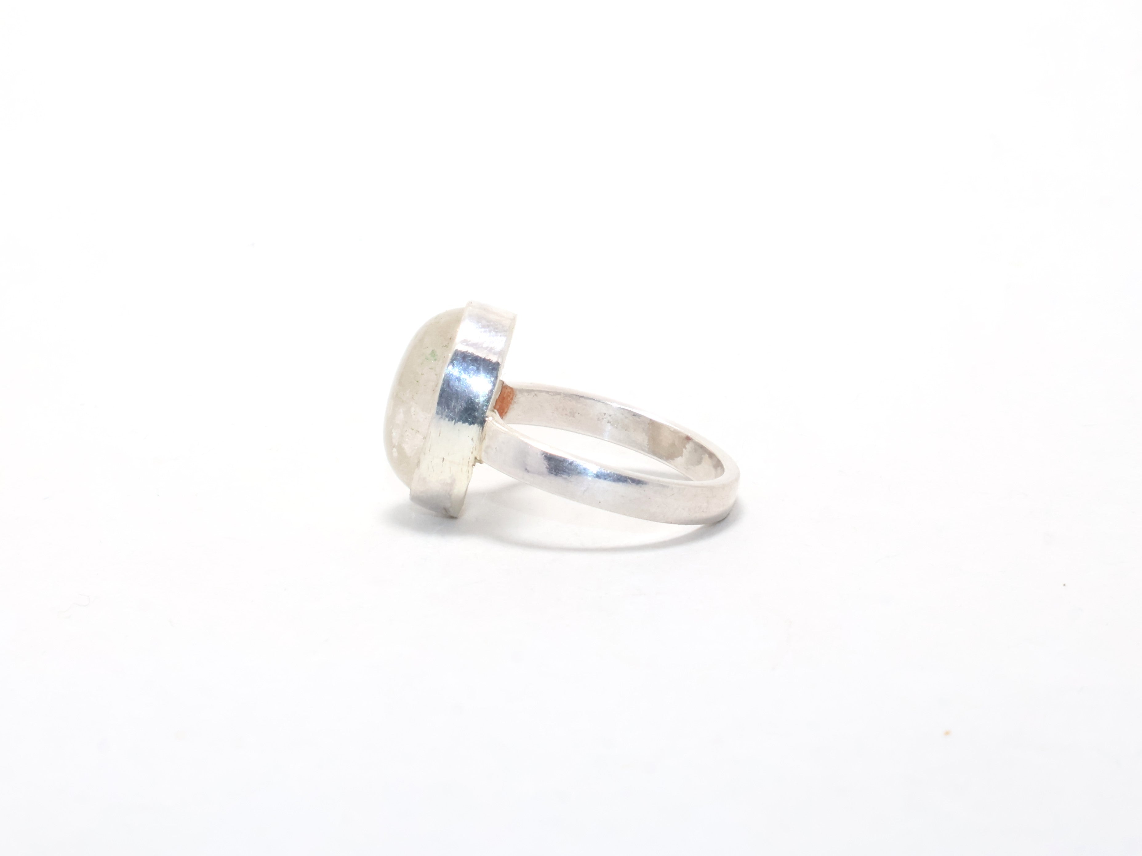 Ovale Kristall Quarz Ring Handgemachter Ring Geschenk Für Sie Damen Schmuck Ring Für Mädchen Stapelring 925 Sterling Silber