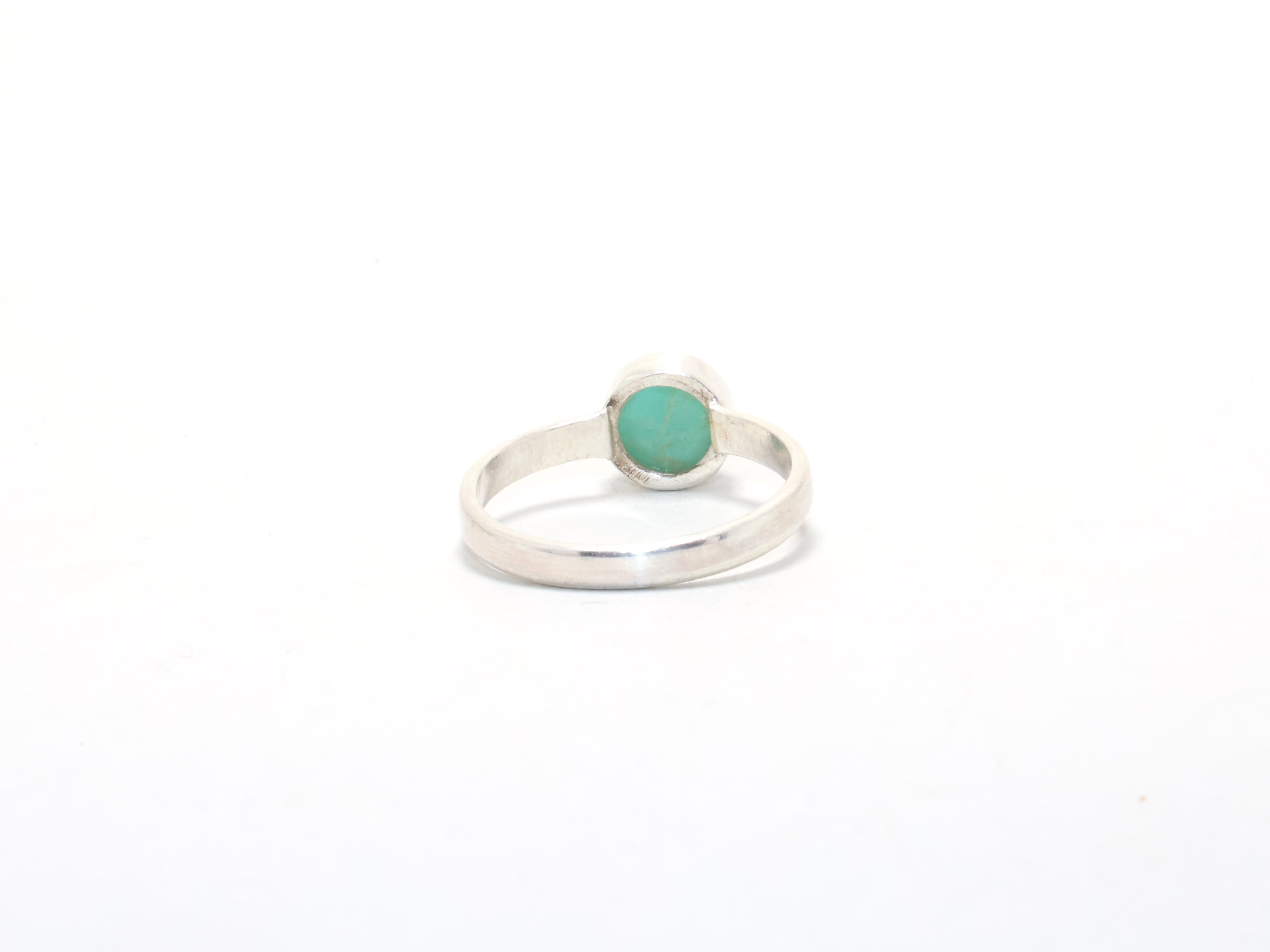 Amazoniet Ring Stapelring Verlovingsring Cadeau Voor Haar Cadeau Voor Mama Unieke Ring Handgemaakte Ring 925 Sterling Zilveren Ring