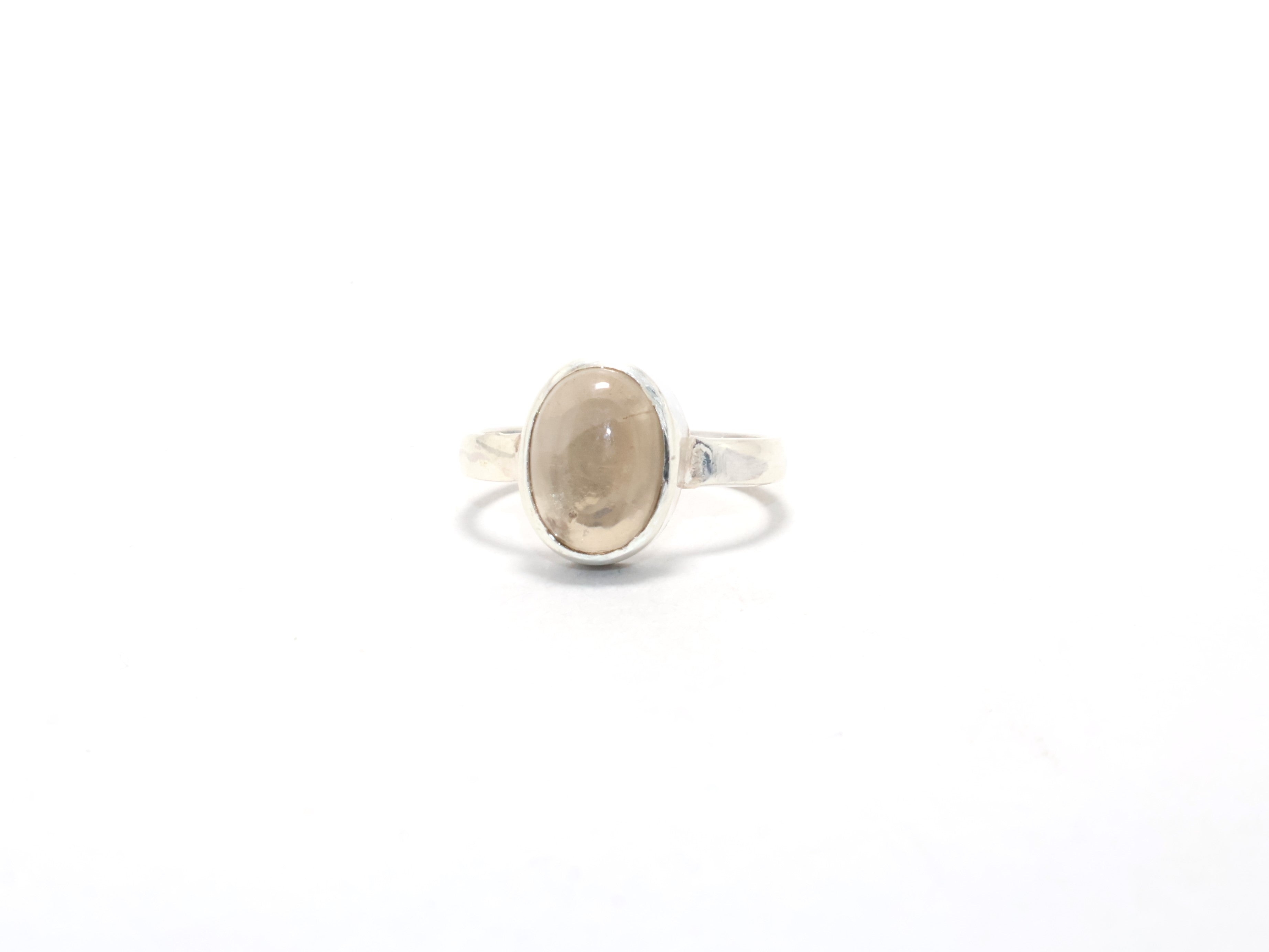 Ovaler Rauchquarzring 925 Sterling Silber Juni Geburtssteinring Versprechensring Geschenk für Sie, Boho Ring Edelsteinring Stapelbarer Ring Ringe für Frauen