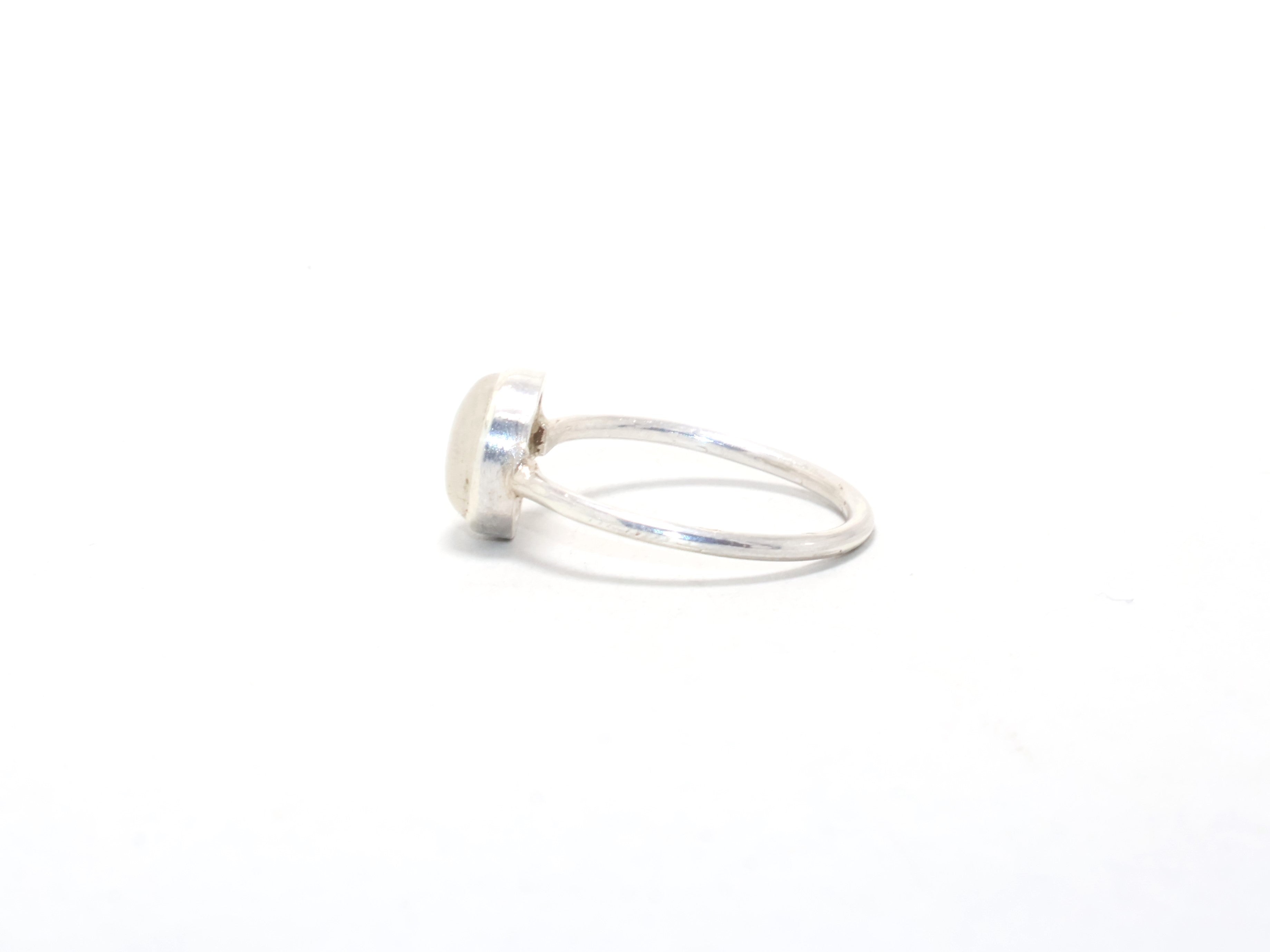 Kristallquarz-Ring Designer-Handarbeitsring 925 Sterling Silber Edelsteinring Geschenk für Sie Stapelring Handgefertigter Ring Alltagsring