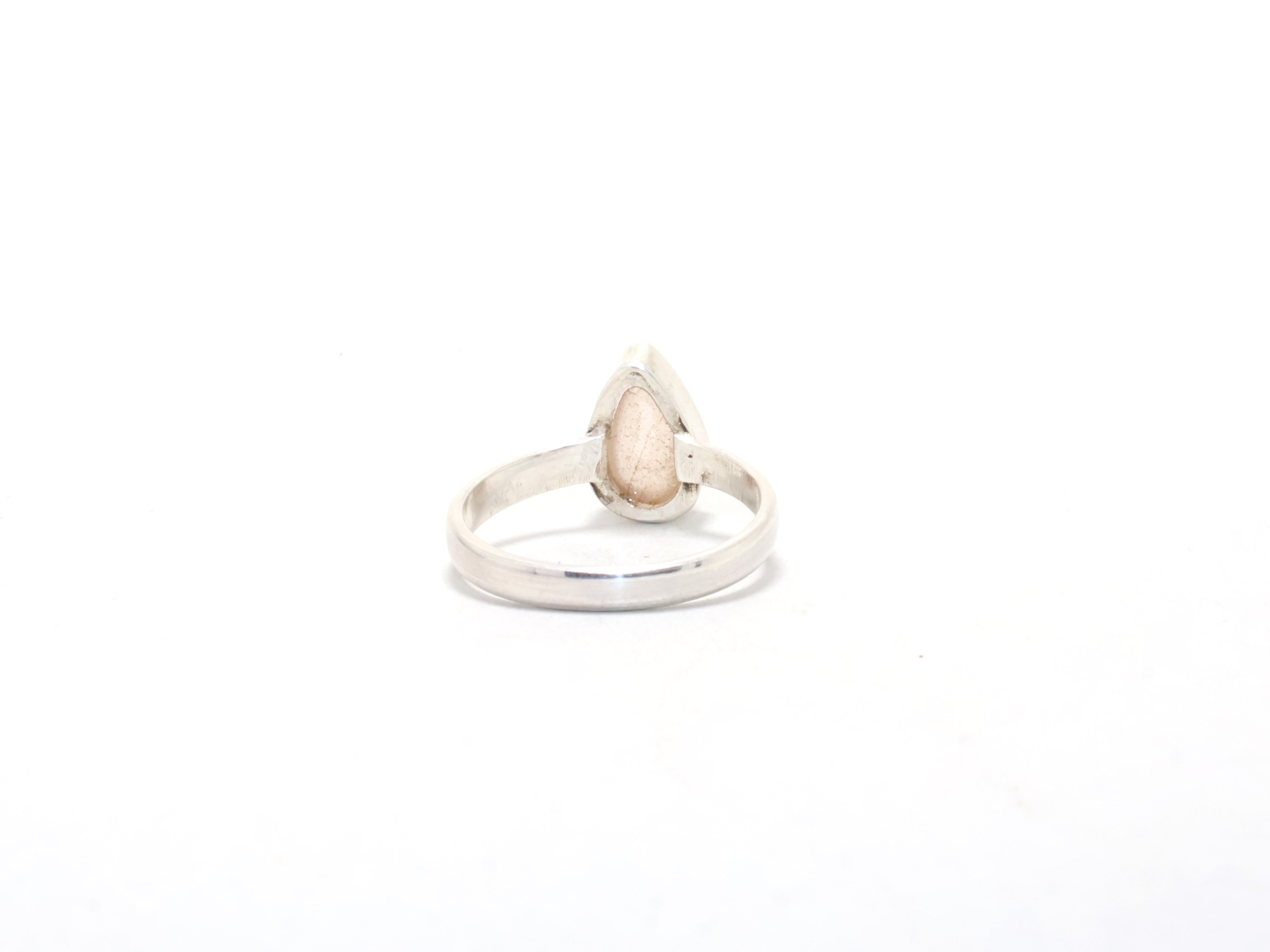 Rosenquarz-Ring Januar Geburtsstein-Ring Handgemachter Schmuck Geschenk für Sie 925 Silberringe Boho Ring Versprechensring