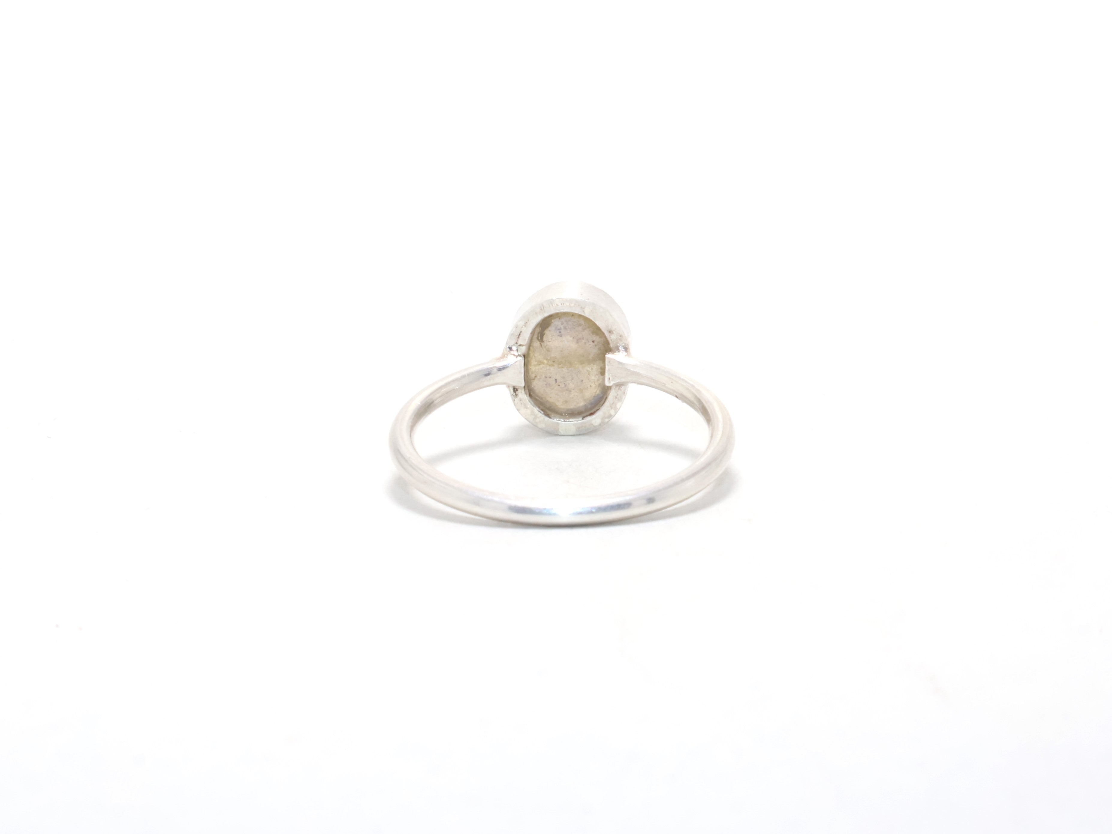 Blauer Feuer Labradorit Ring Minimalistischer Ring Handgemachter Schmuck Geschenke Für Frauen Alltagsring Boho Ring Stapelbarer Ring Geburtstagsgeschenk