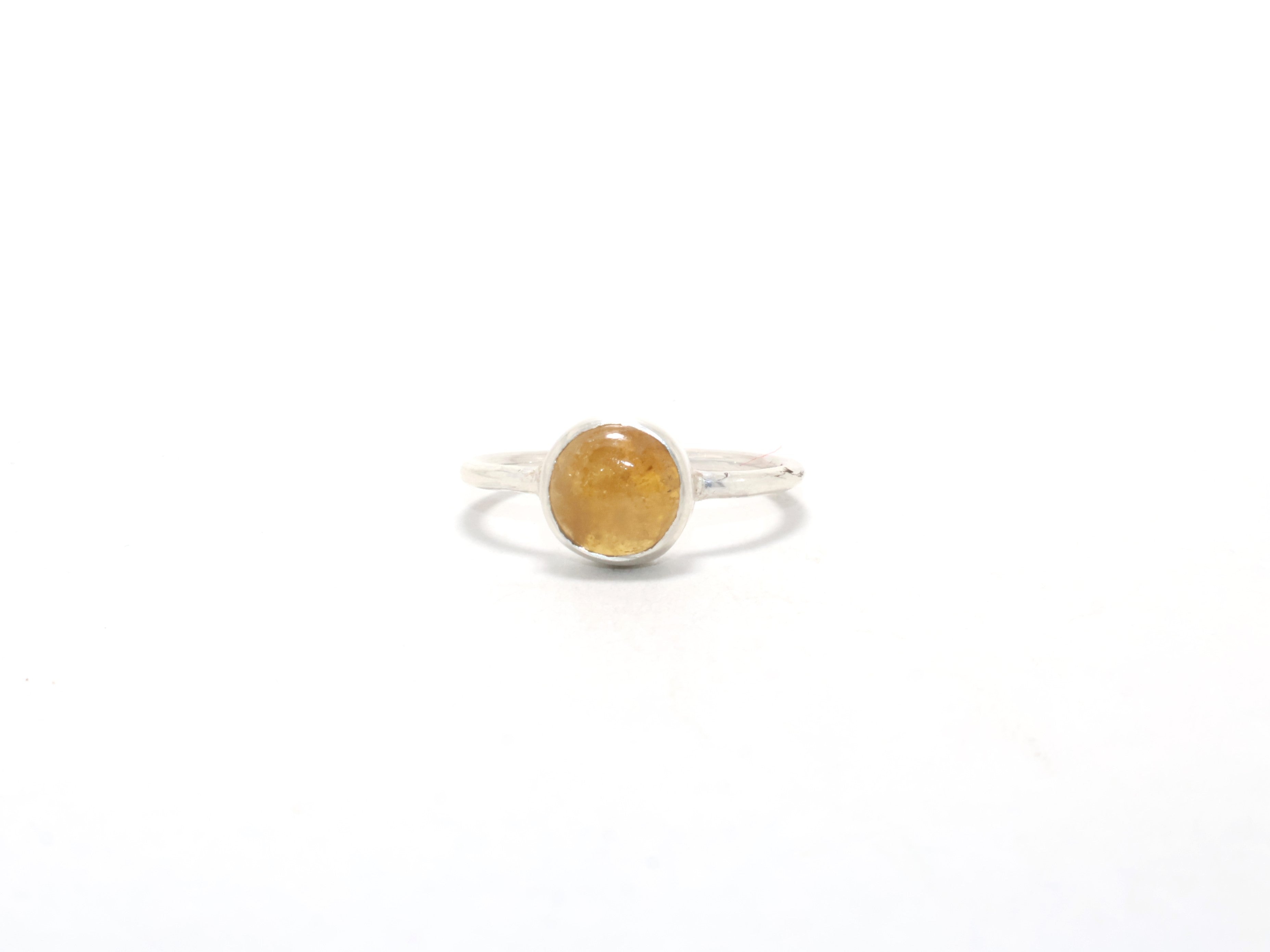 Natürlicher Citrin Edelstein Ring November Geburtsstein Schmuck für Damen Versprechensring 925 Sterling Silber