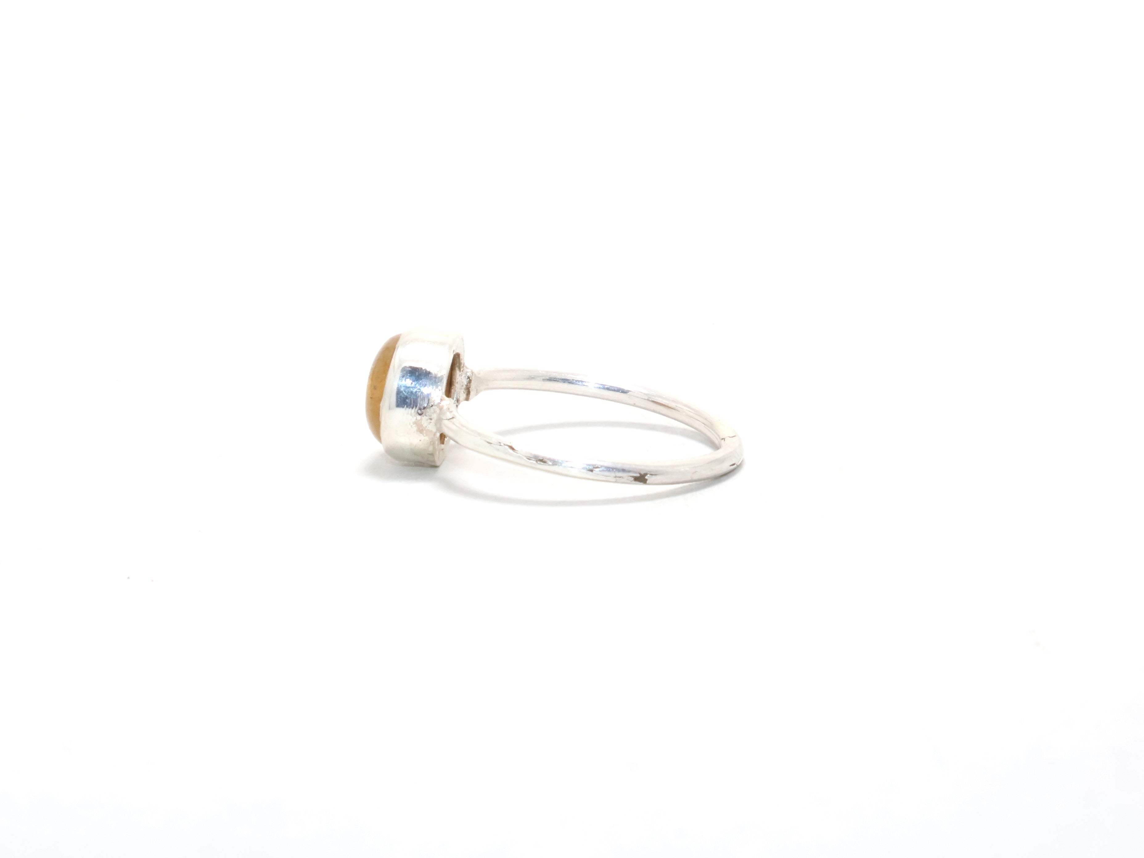 Natuurlijke Citrien Edelsteen Ring November Edelsteen Sieraden voor Dames Verlovingsring 925 Sterling Zilver
