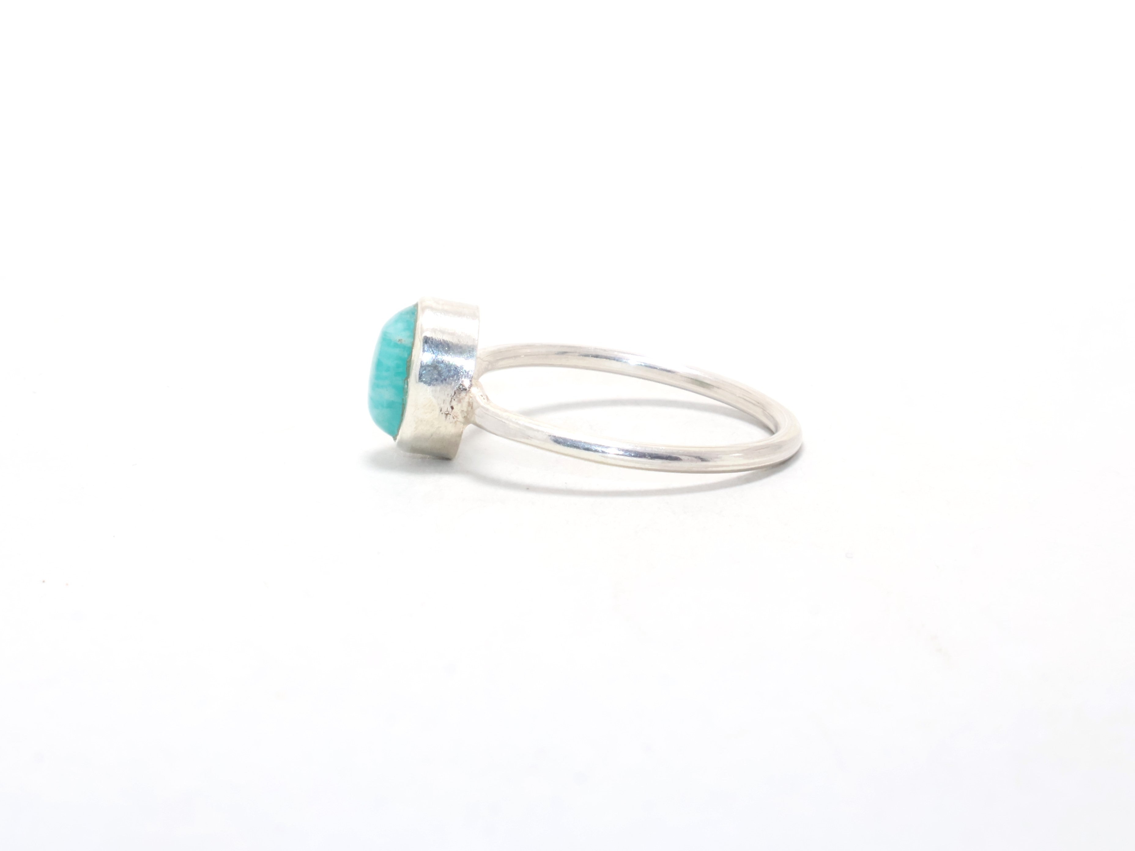 Echte Amazoniet Ring Boho Ring voor Vrouwen Handgemaakte Ring Verlovingsring Delicate Ring Cadeau voor Haar Edelsteen Ring
