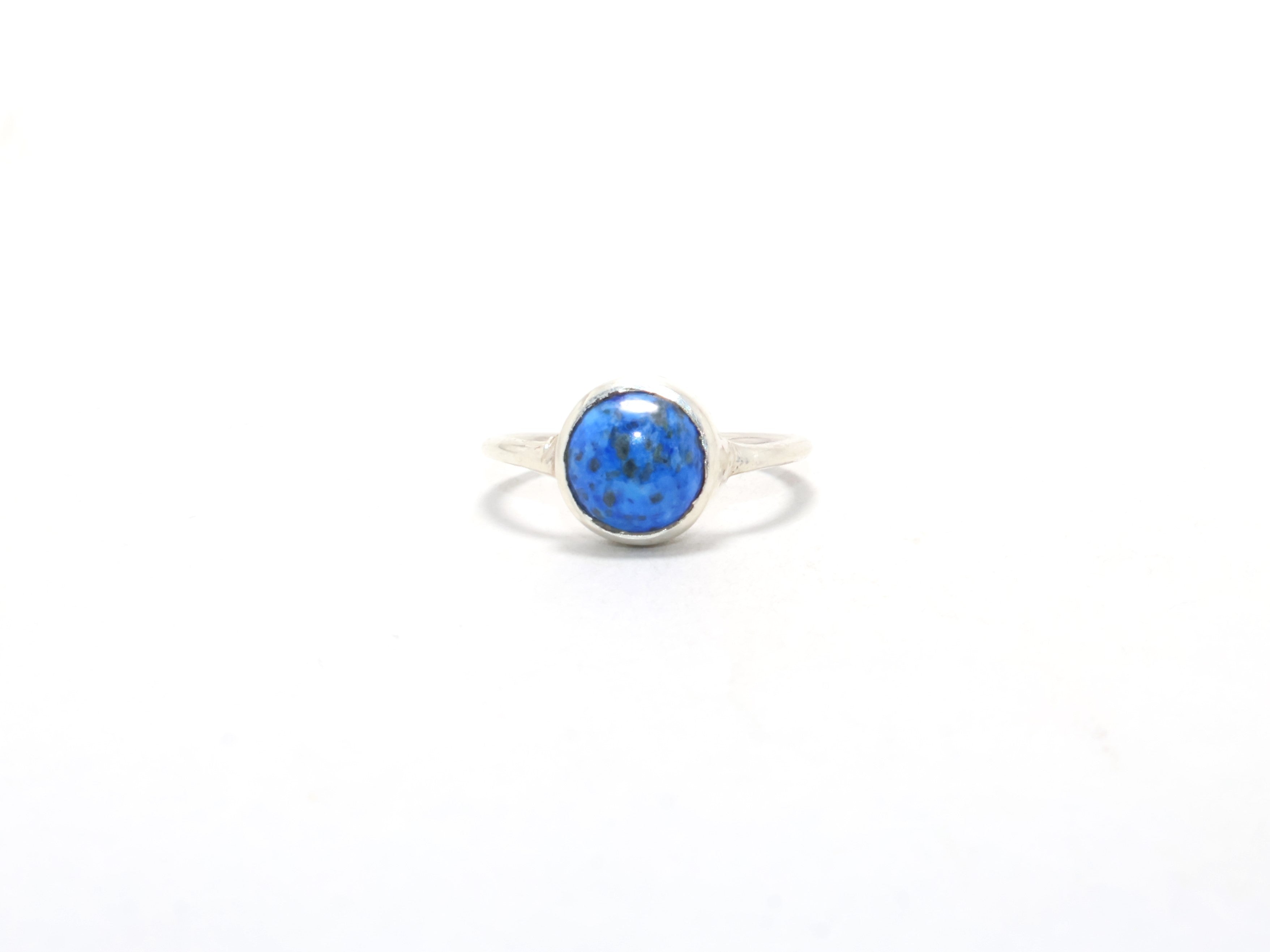 Natürlicher Lapislazuli Ring Cocktailring 925 Sterling Silber Ring Handgemachter Ring Zierlicher Ring Verlobungsring Edelsteinring
