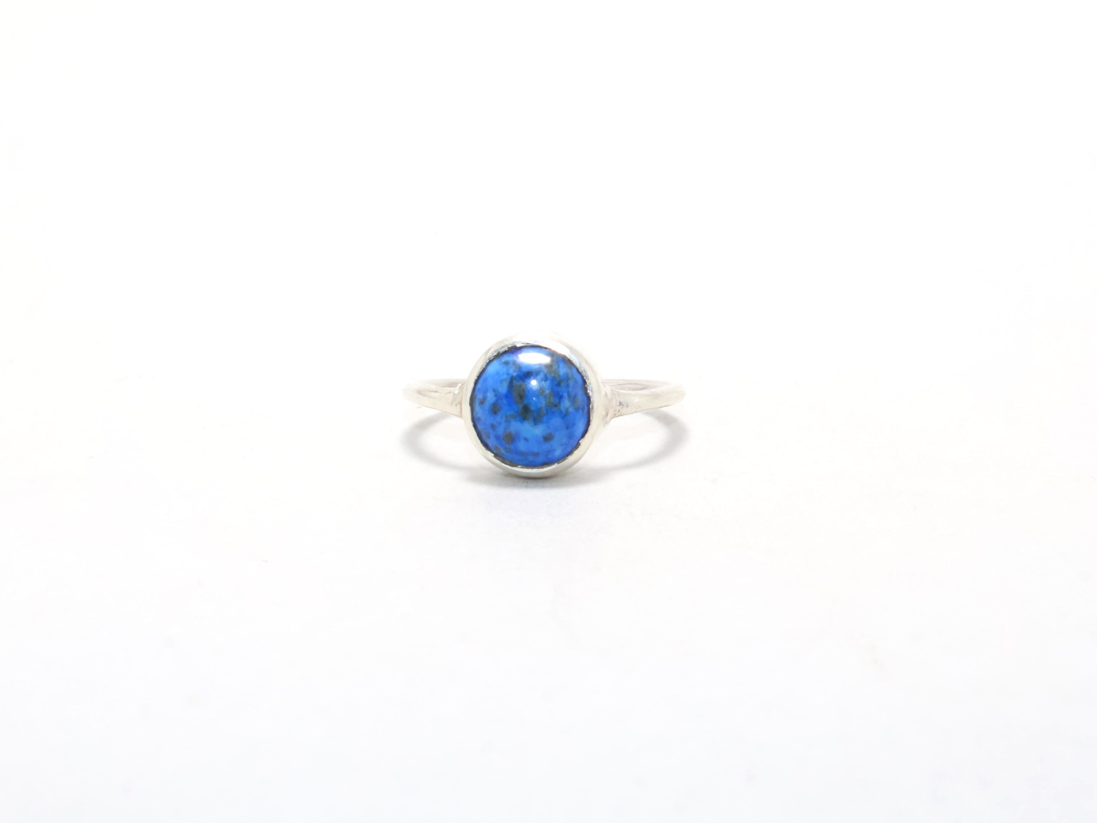 Natürlicher Lapislazuli Ring Cocktailring 925 Sterling Silber Ring Handgemachter Ring Zierlicher Ring Verlobungsring Edelsteinring
