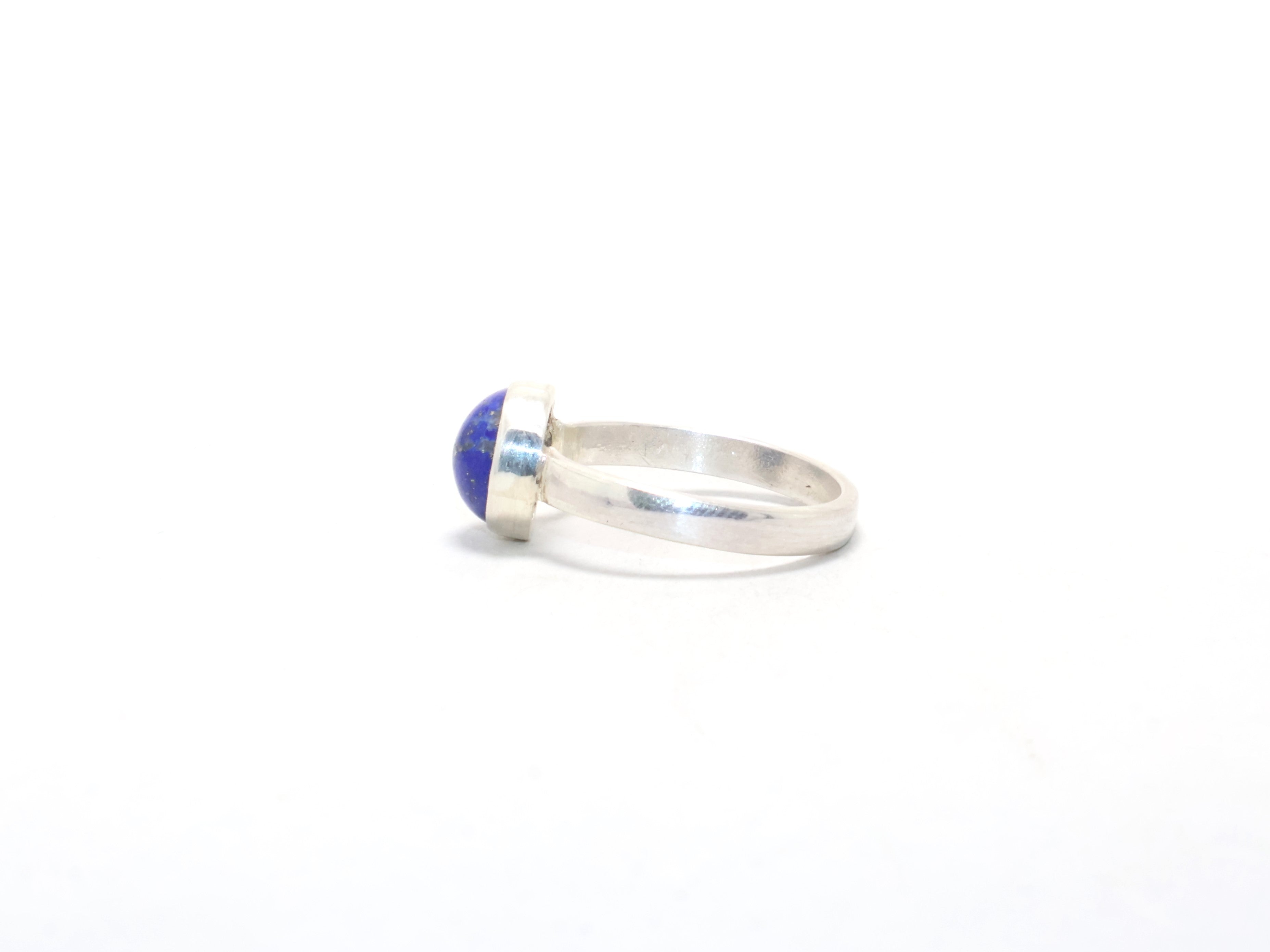 Echter Lapislazuli Ring 925 Sterling Silber Blauer Stein Ring Dezember Geburtsstein Ring Geschenk Artikel Cocktail Ring Boho Ring