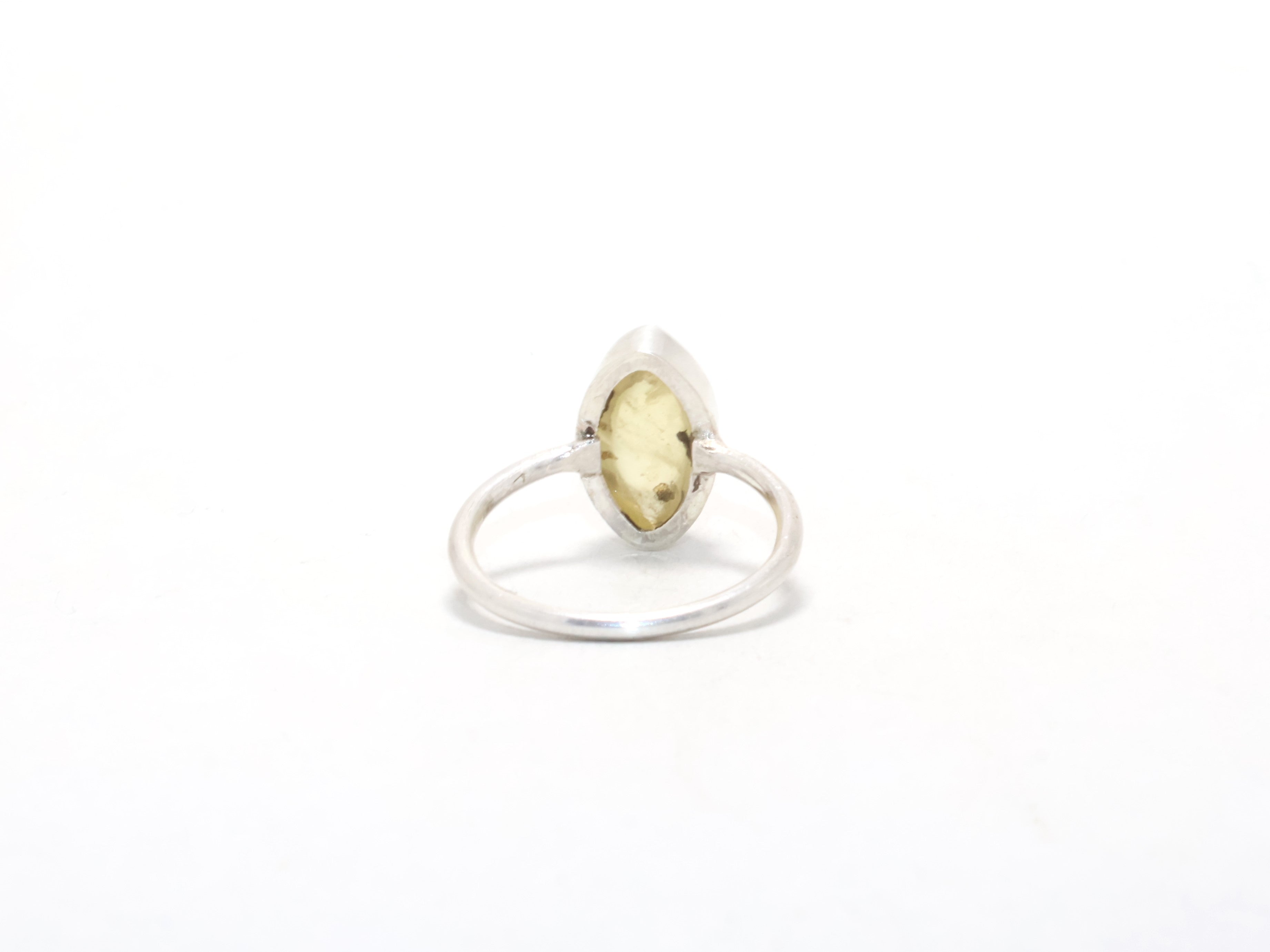 Marquise Zitronenquarz Ring 925 Silber Ring Handgemachter Ring Februar Geburtsstein Ring Versprechensring Edelsteinring