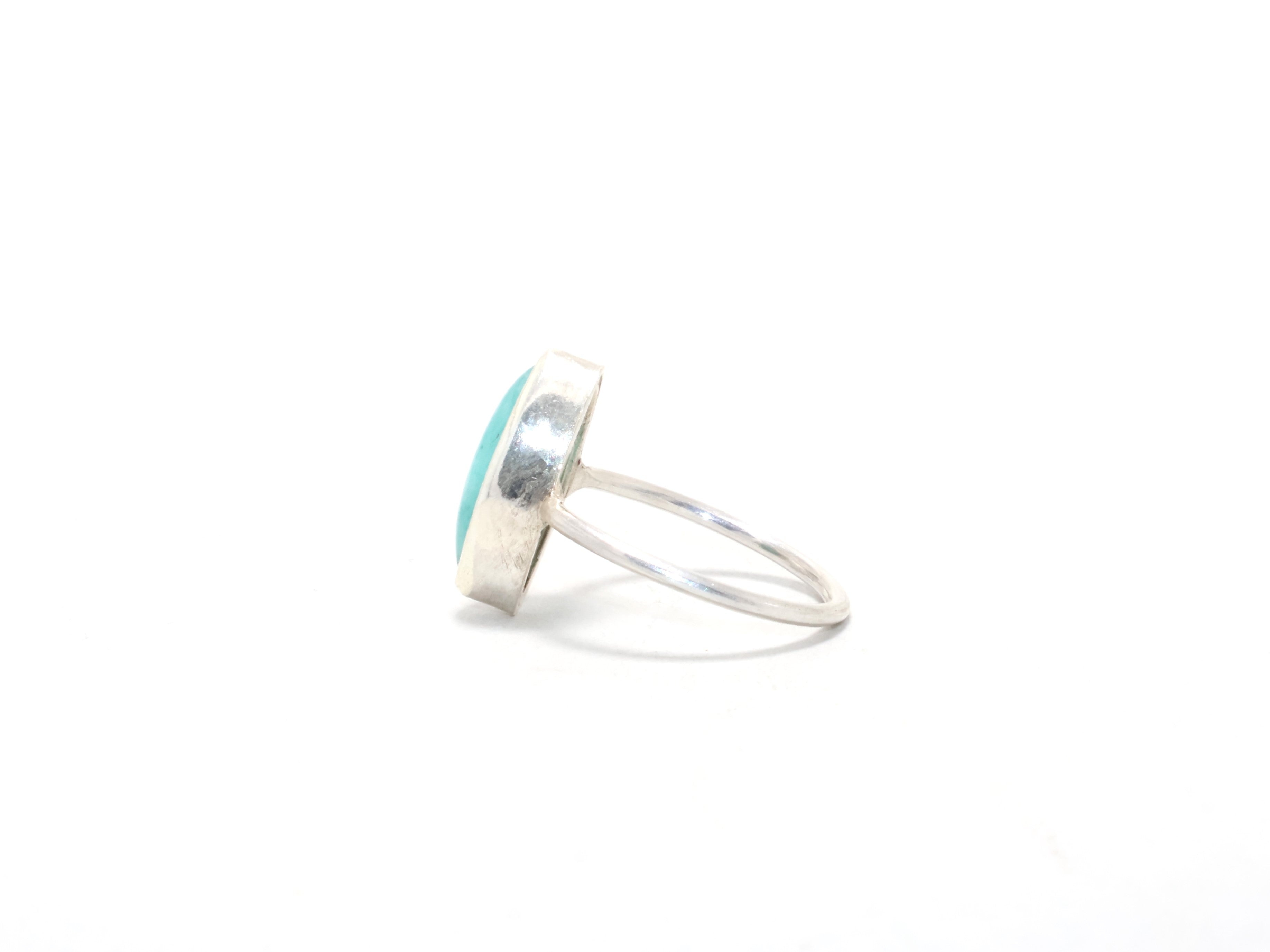 Marquise-Amazonit-Ring Stapelring Edelsteinring Boho-Ring Geschenkidee Cocktailring Zarter Ring