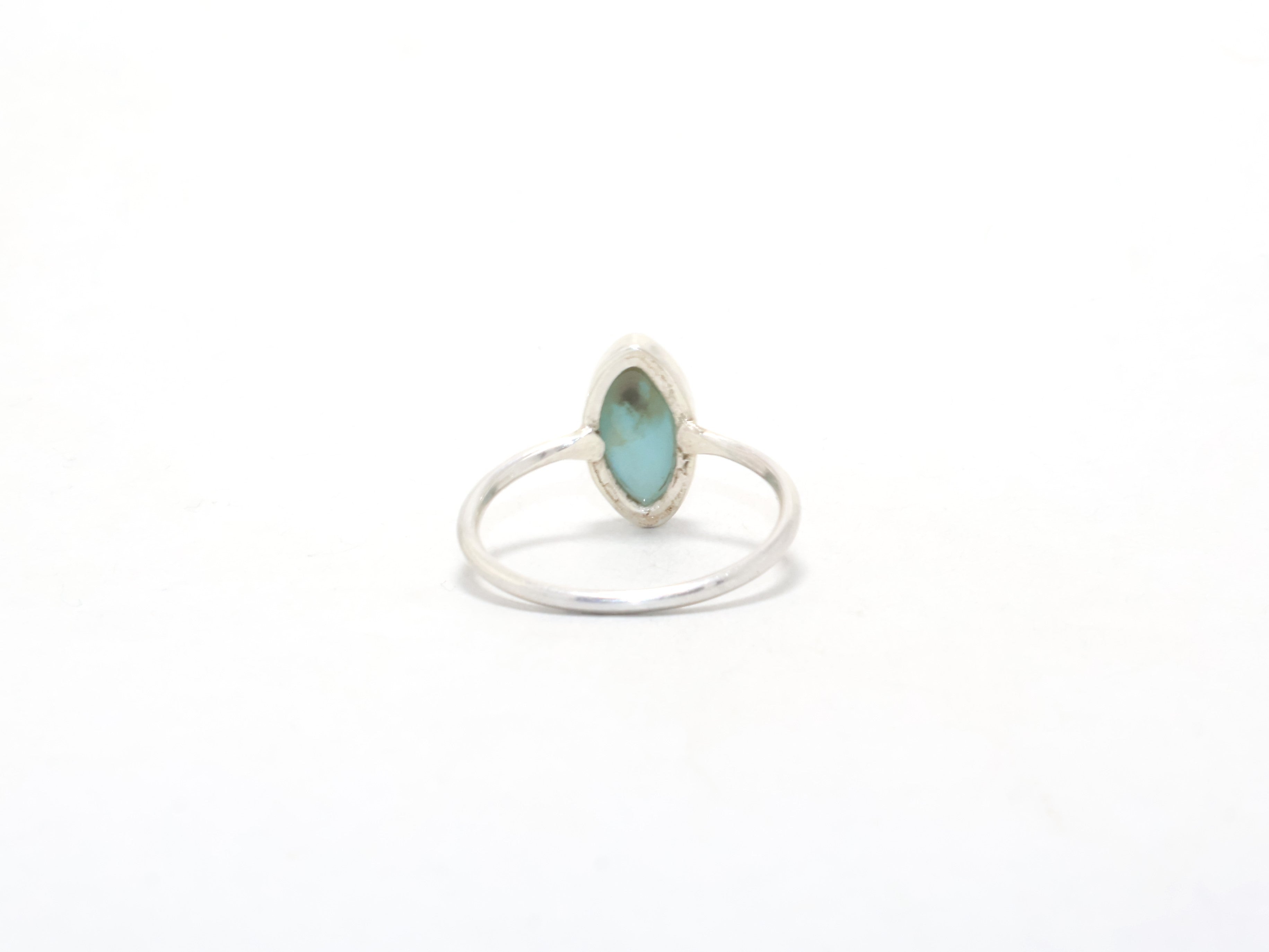 Echter Larimar-Ring Verlobungsring Geschenk für Sie Böhmischer Ring Alltagsring Geschenkartikel Damenring