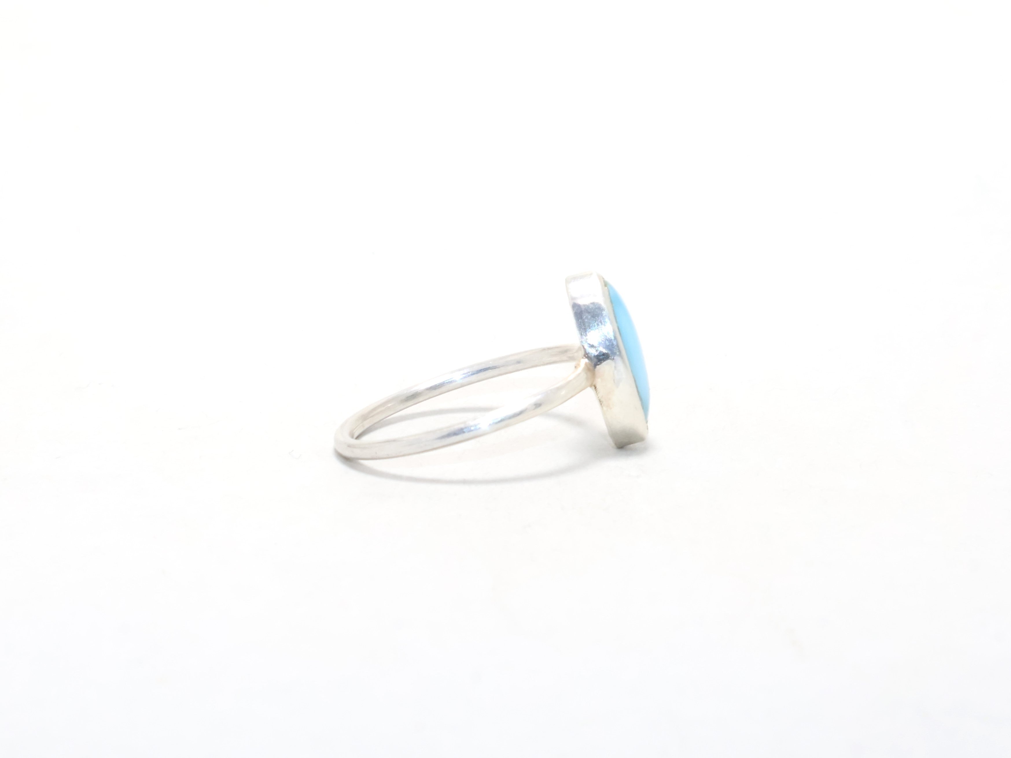 Echter Larimar-Ring Verlobungsring Geschenk für Sie Böhmischer Ring Alltagsring Geschenkartikel Damenring