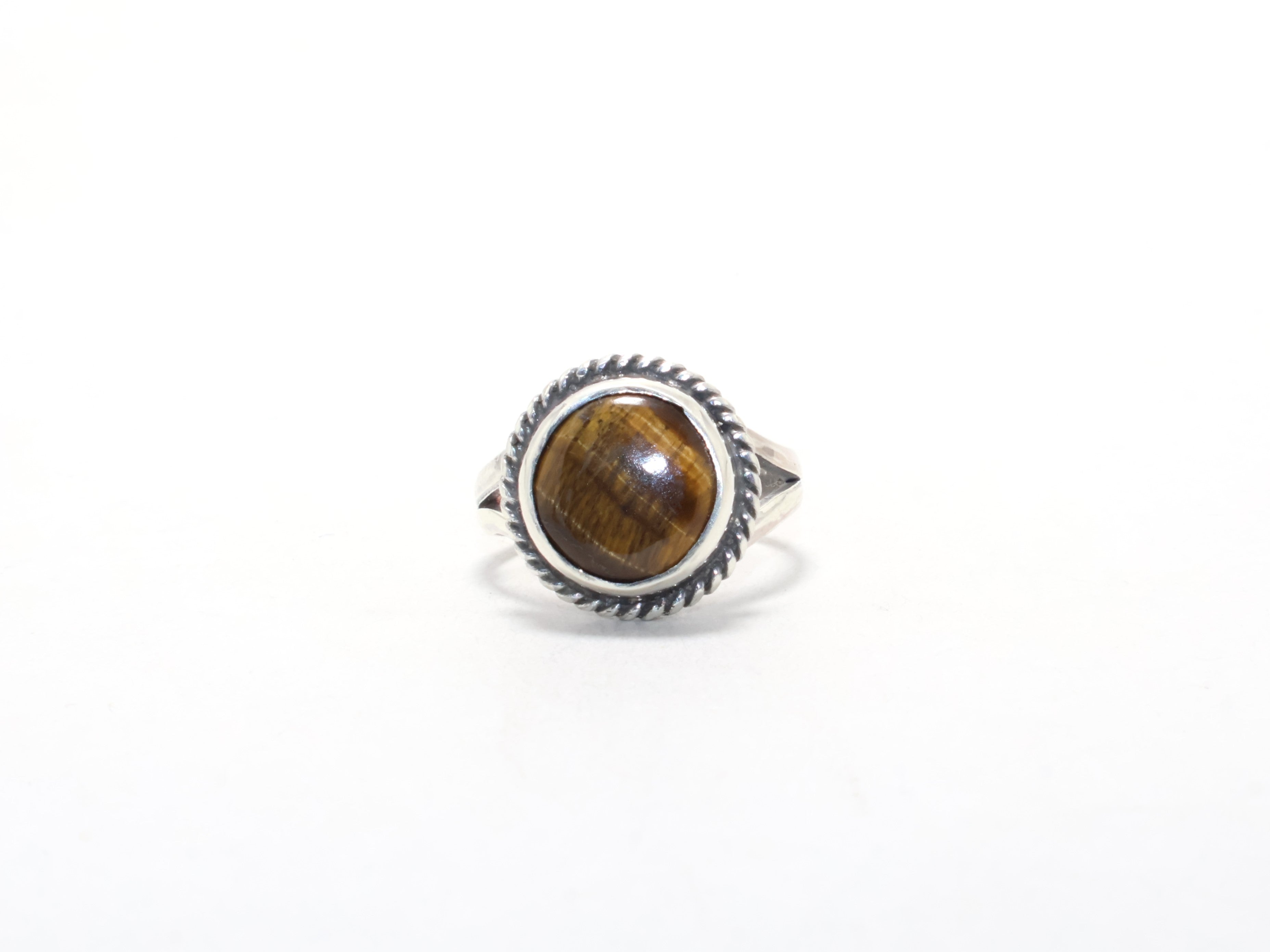 Natur Tigerauge Ring Versprechensring Bohemian Ring Geburtsstein Ring Gelber Edelstein Geschenkartikel Handgemachter Ring Freundschaftsring