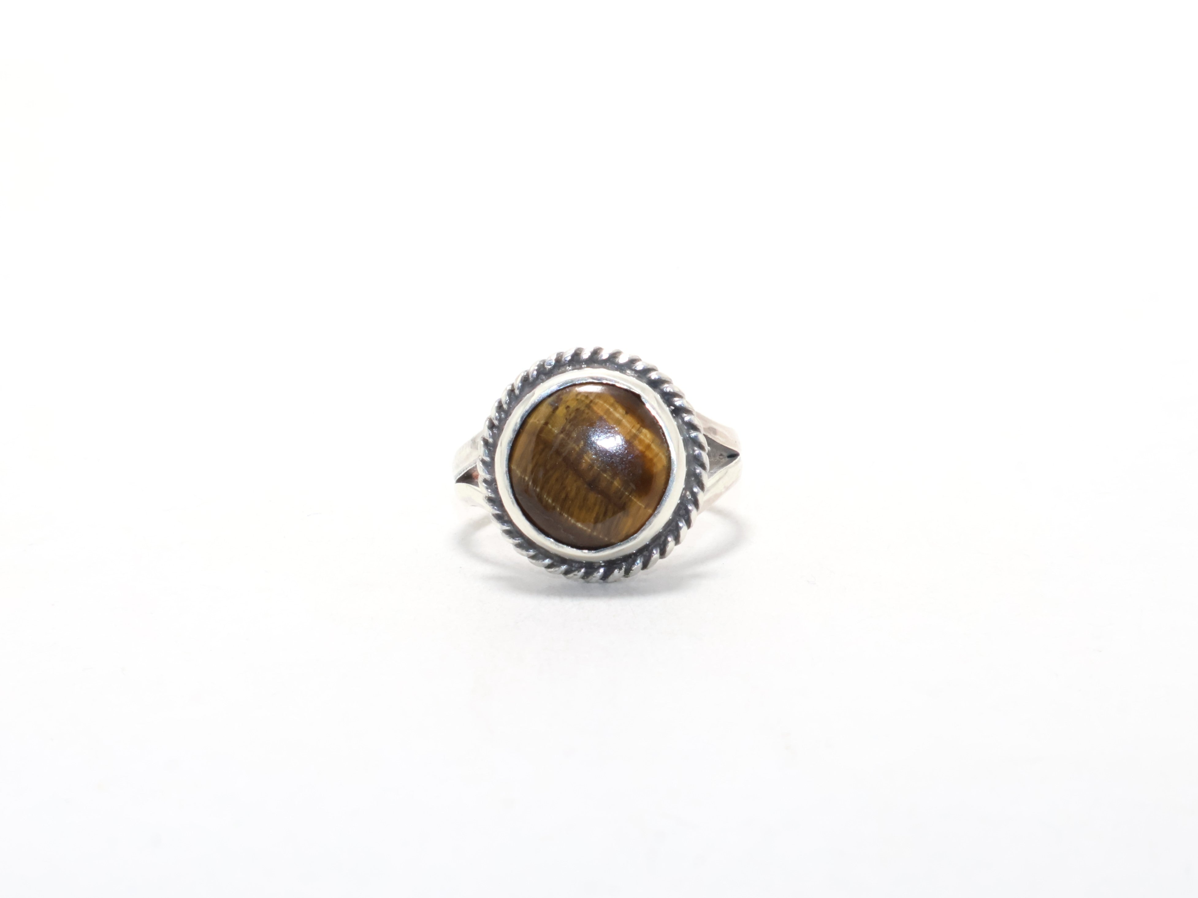 Natur Tigerauge Ring Versprechensring Bohemian Ring Geburtsstein Ring Gelber Edelstein Geschenkartikel Handgemachter Ring Freundschaftsring