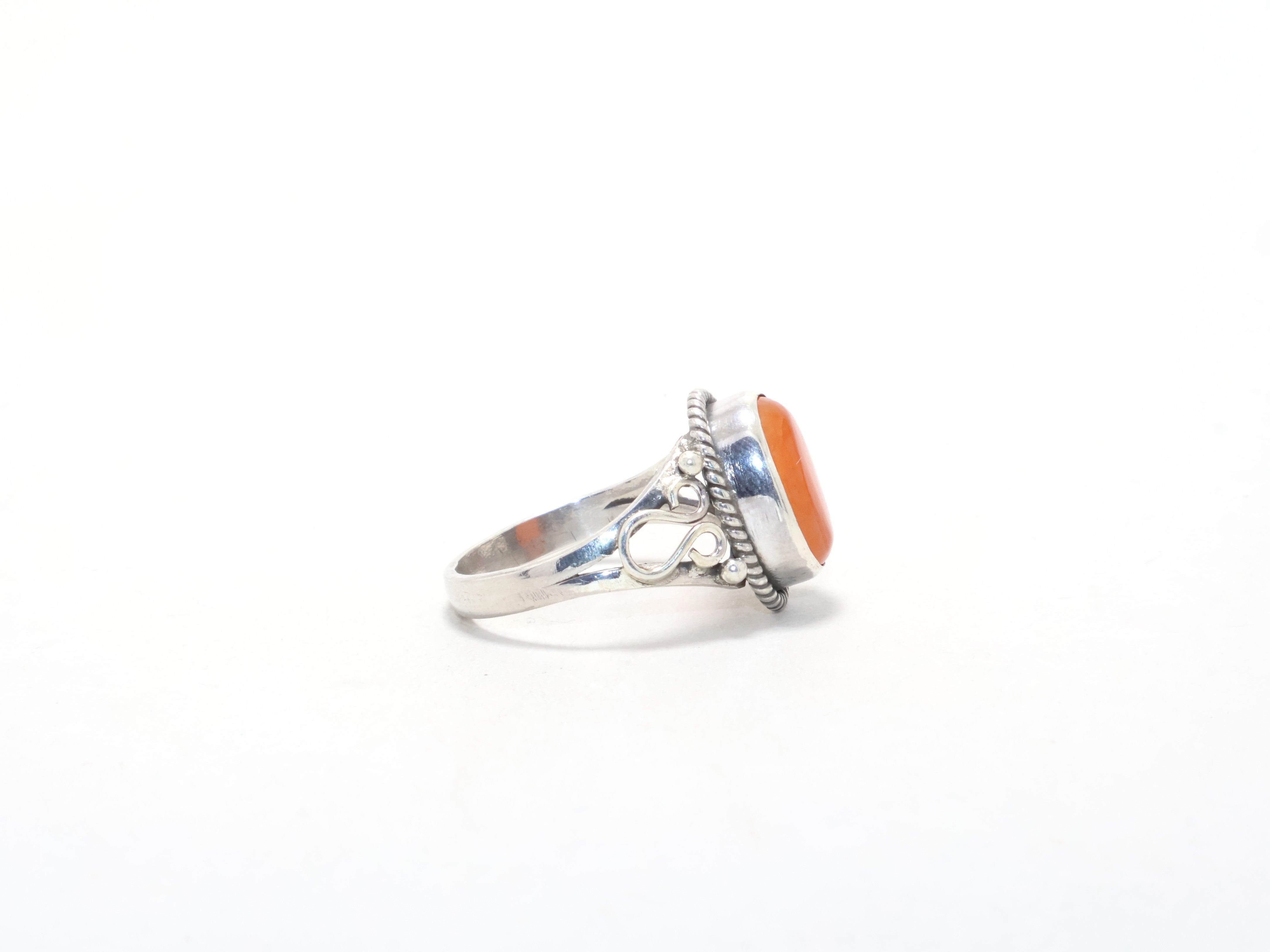 Oval Karneol Edelstein Ring Oranger Stein Ring Verlobungsring Geschenk Für Alle 925 Sterling Silber