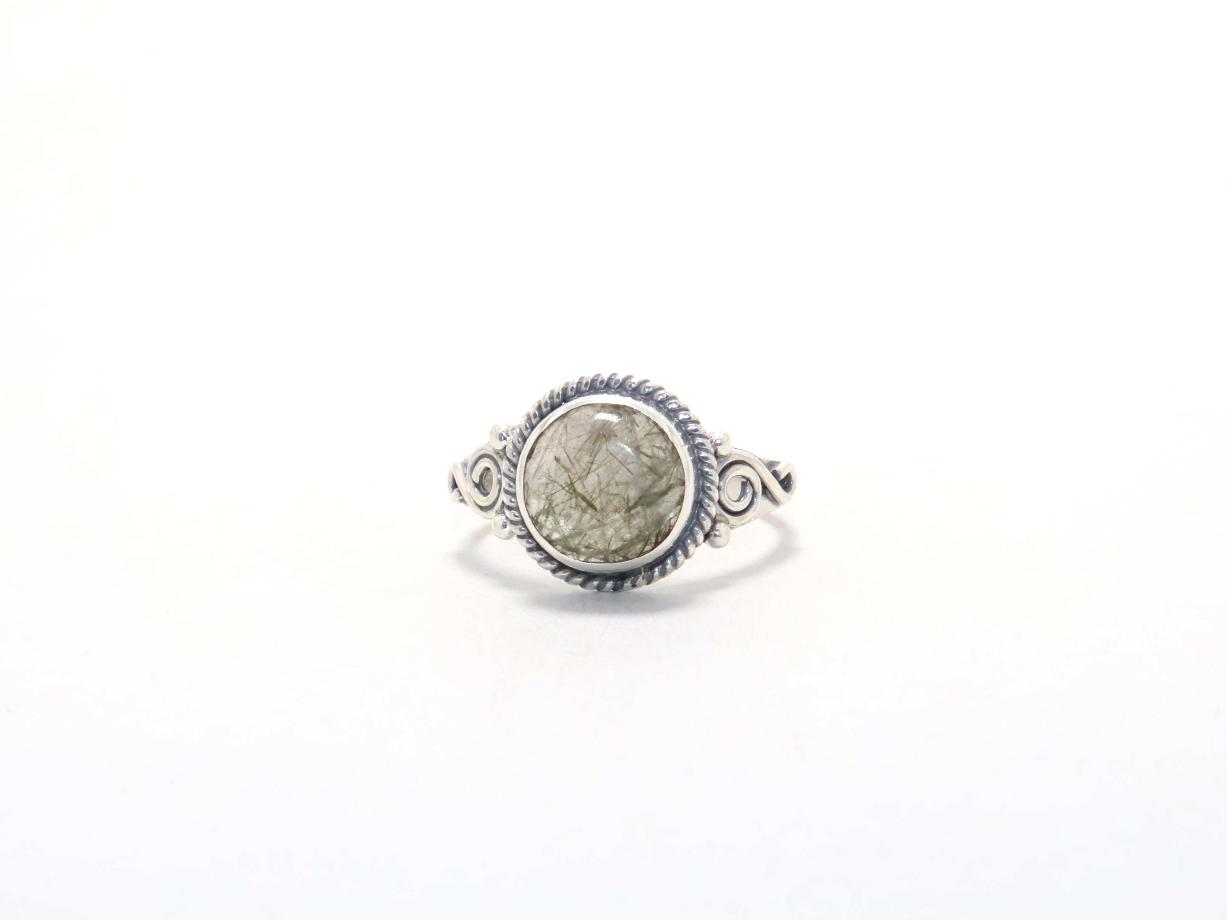 Natürlicher schwarzer Rutil-Ring Designer-Ring Cocktail-Ring Geschenk für jeden Boho Minimalistischer Ring Geburtsstein-Ring