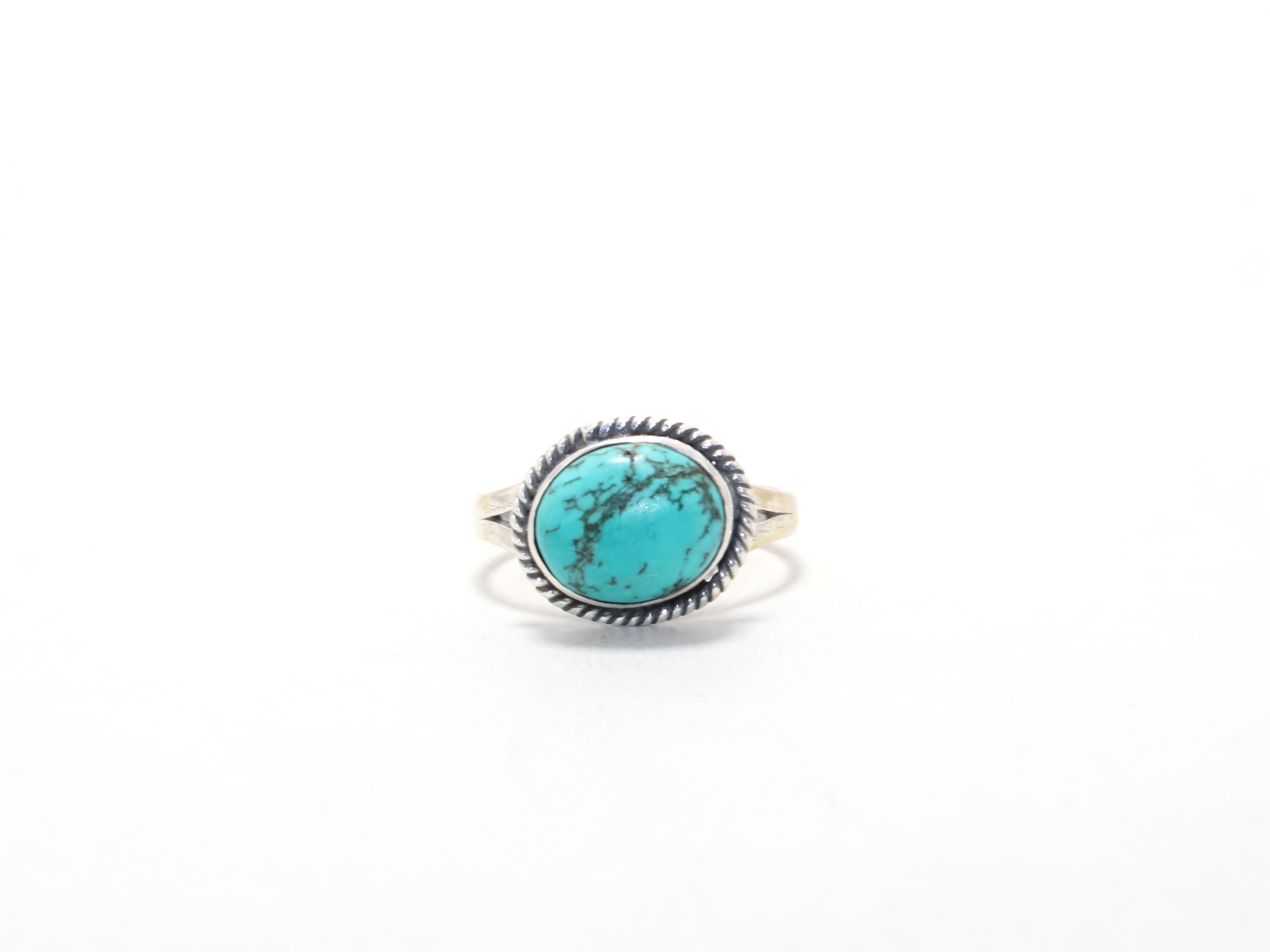 Echter Türkis 925er Silberring Minimalistischer Stapelring Zierlicher Ring Böhmischer Schmuck Cocktailring Geschenkidee Geburtssteinring