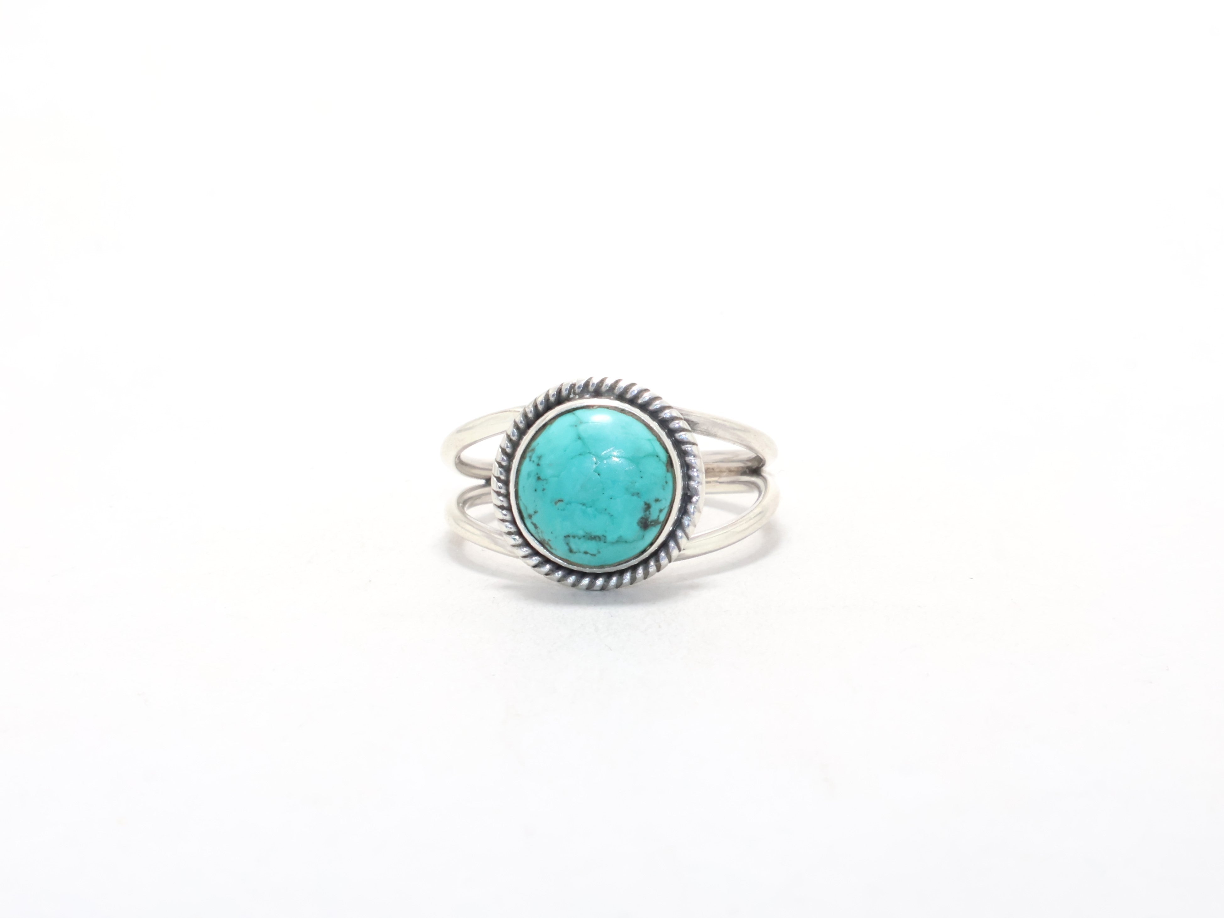 Echter natürlicher Türkisring Geburtsstein Dezember Ring 925 Silberring Edelsteinring Böhmischer Ring Geschenk für jeden