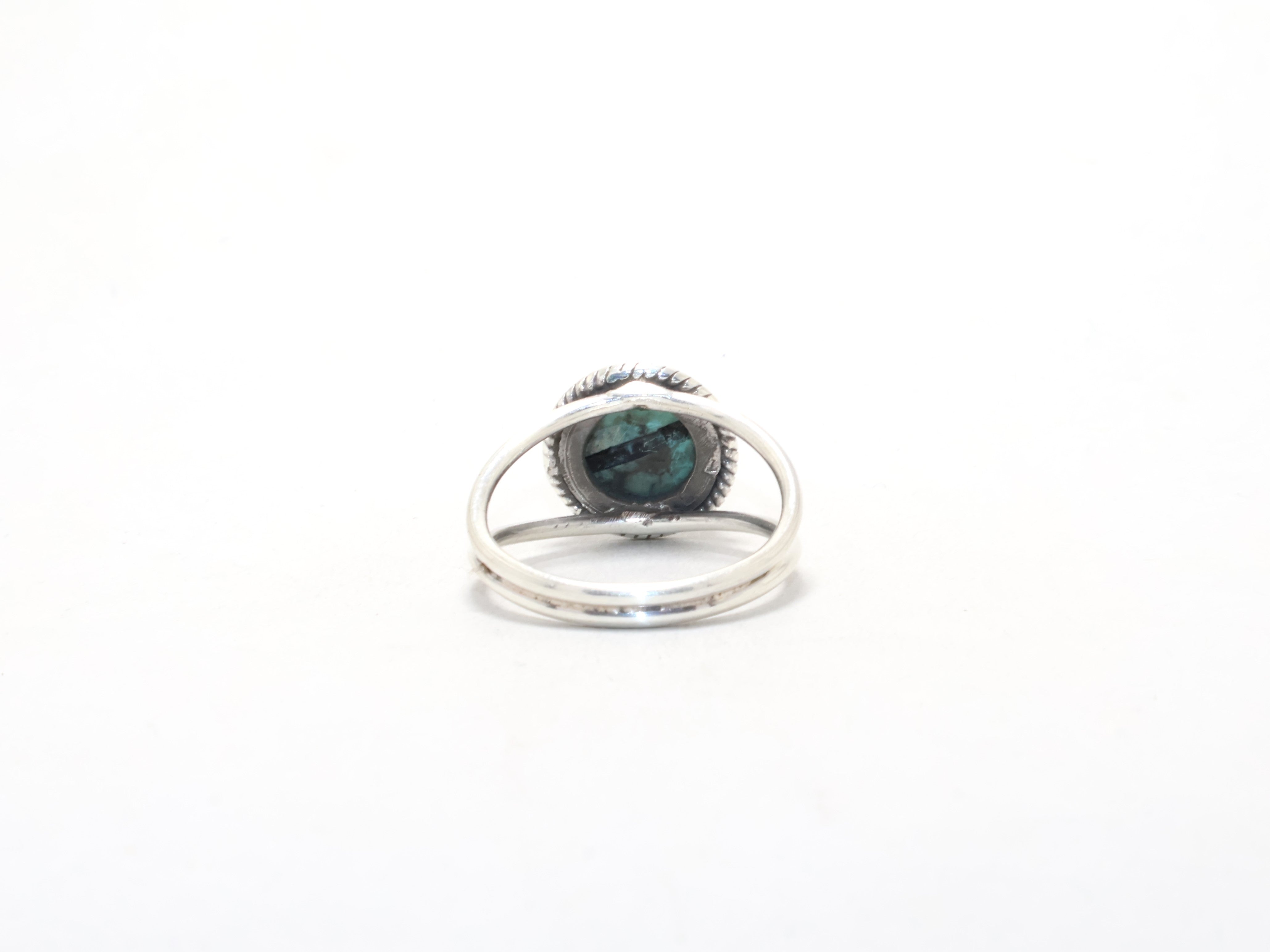 Echter natürlicher Türkisring Geburtsstein Dezember Ring 925 Silberring Edelsteinring Böhmischer Ring Geschenk für jeden