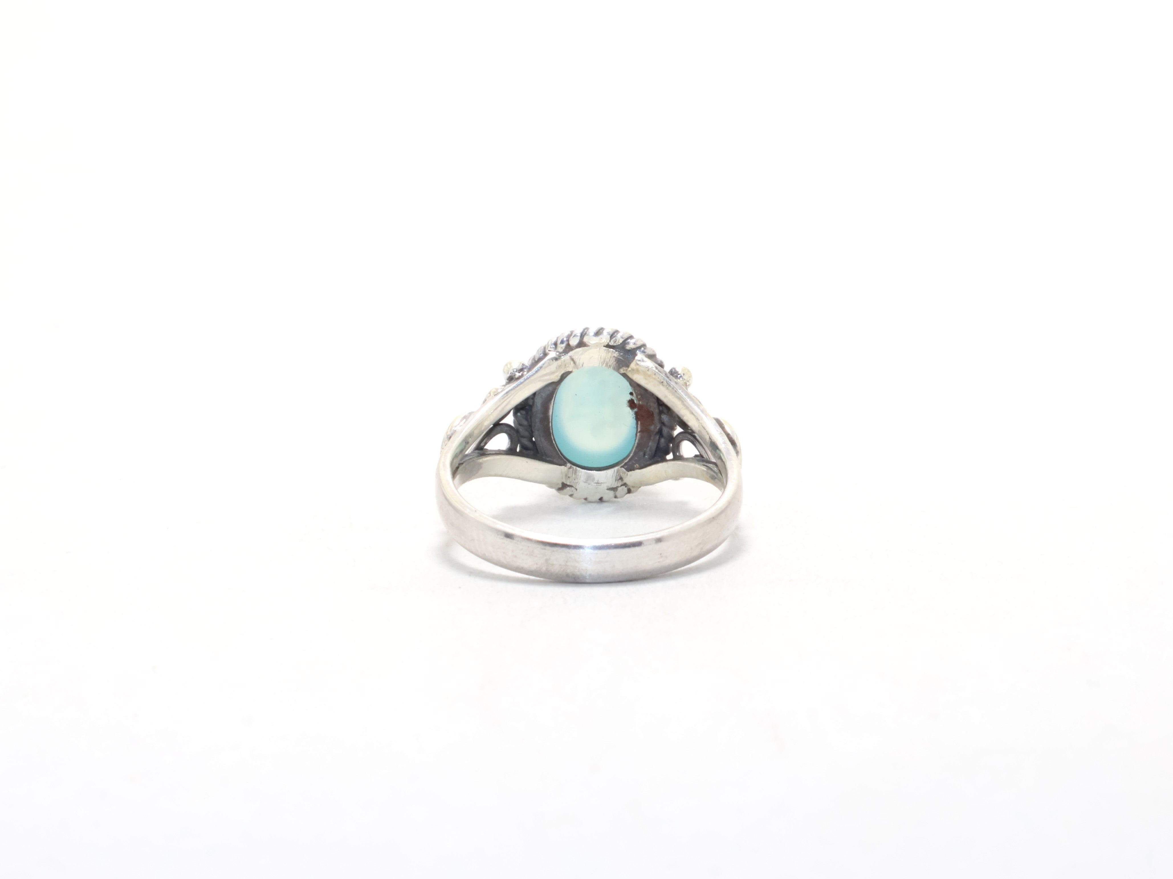 Designer Aqua Chalzedon Ring Echter Edelstein Verlobungsring Stapelring Alltagsring Geschenk für jeden Anlass