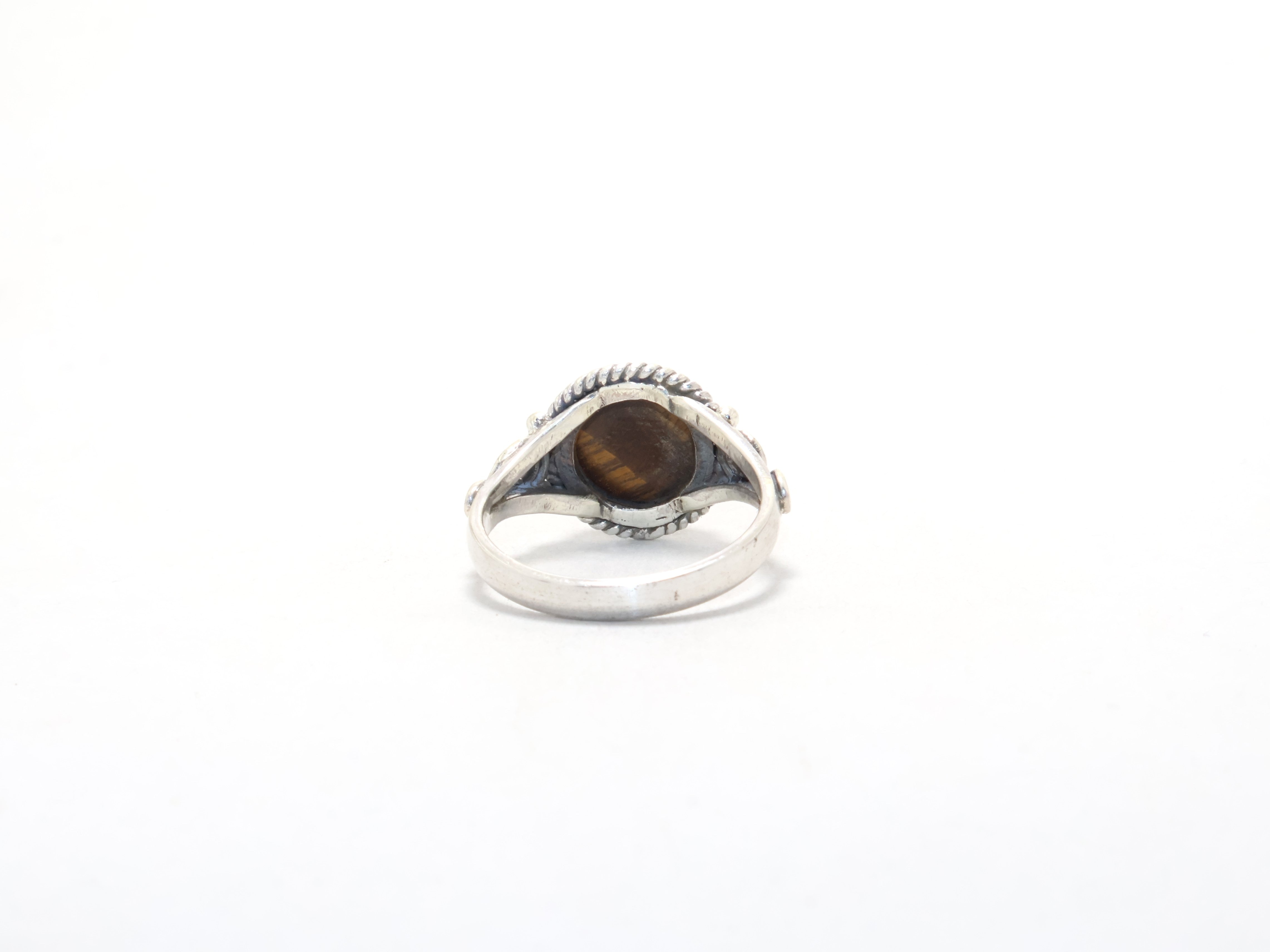 Designer Tigerauge Edelstein Ring Stapelring Bohemian Ring Versprechensring Juni Geburtssteinring 925 Sterling Silber