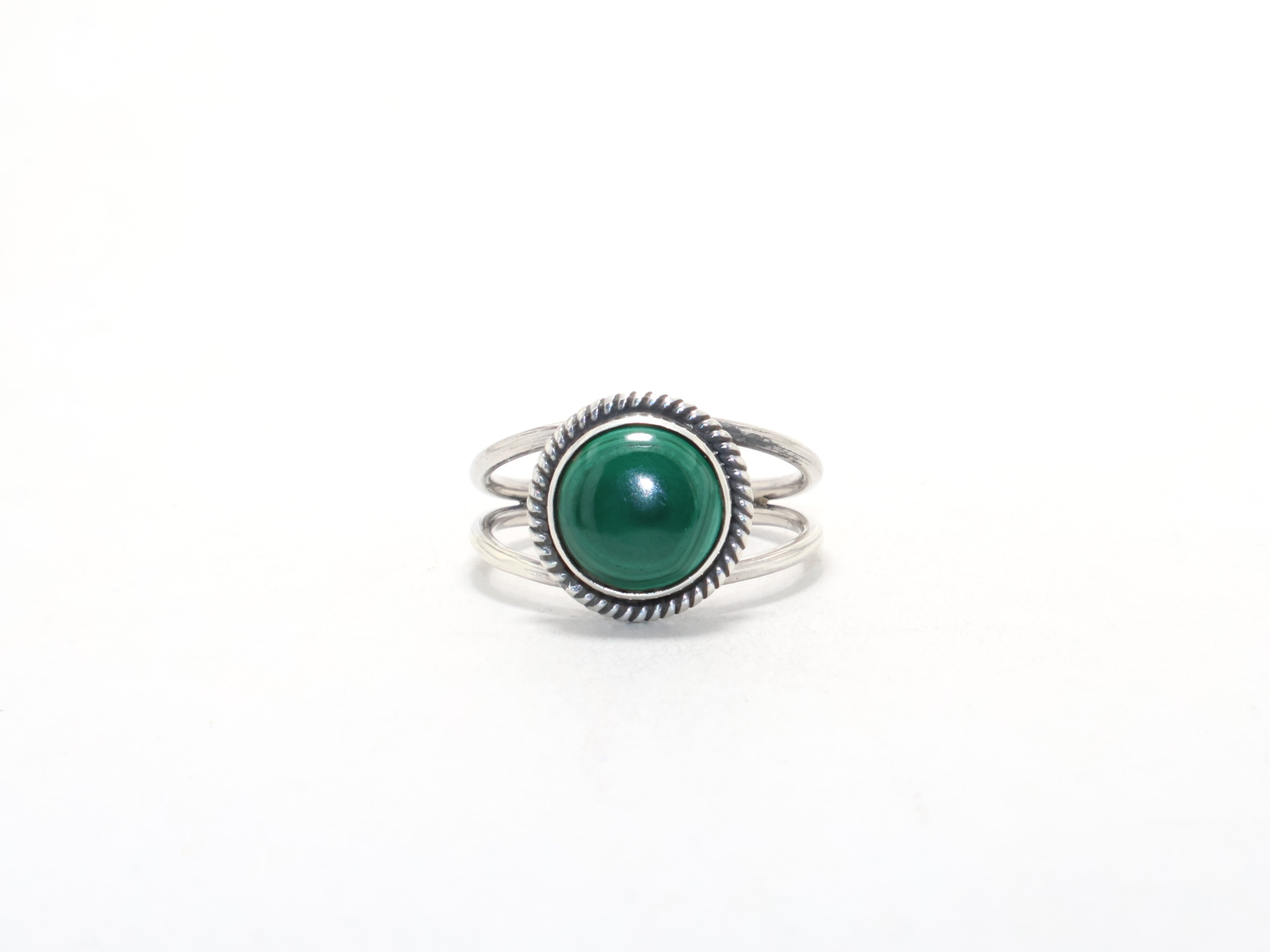 Echte Designer Malachiet Ring 925 Sterling Zilver Groene Edelsteen Ring April Geboortesteen Ring Verlovingsring Minimalistische Ring