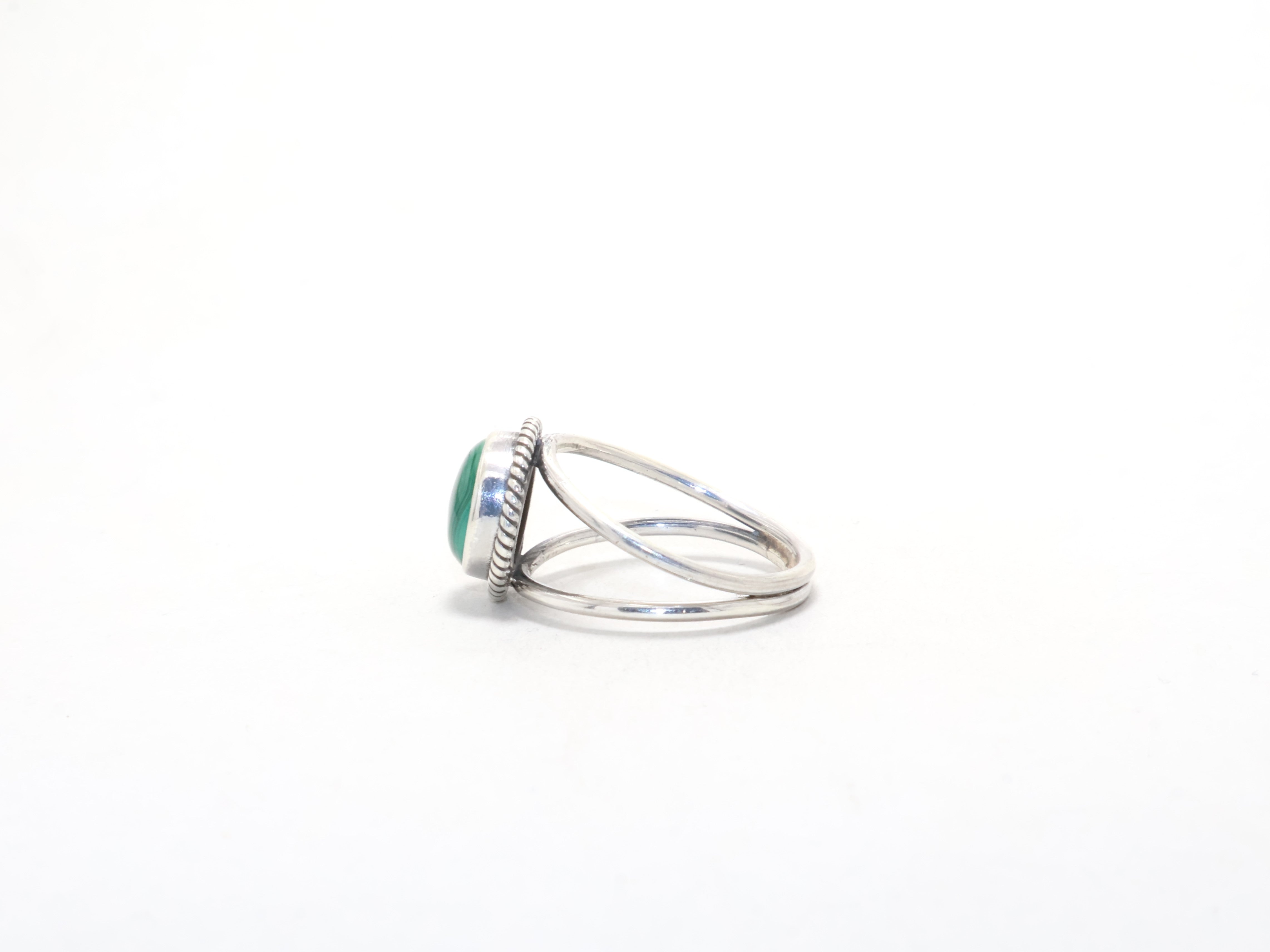 Echte Designer Malachiet Ring 925 Sterling Zilver Groene Edelsteen Ring April Geboortesteen Ring Verlovingsring Minimalistische Ring