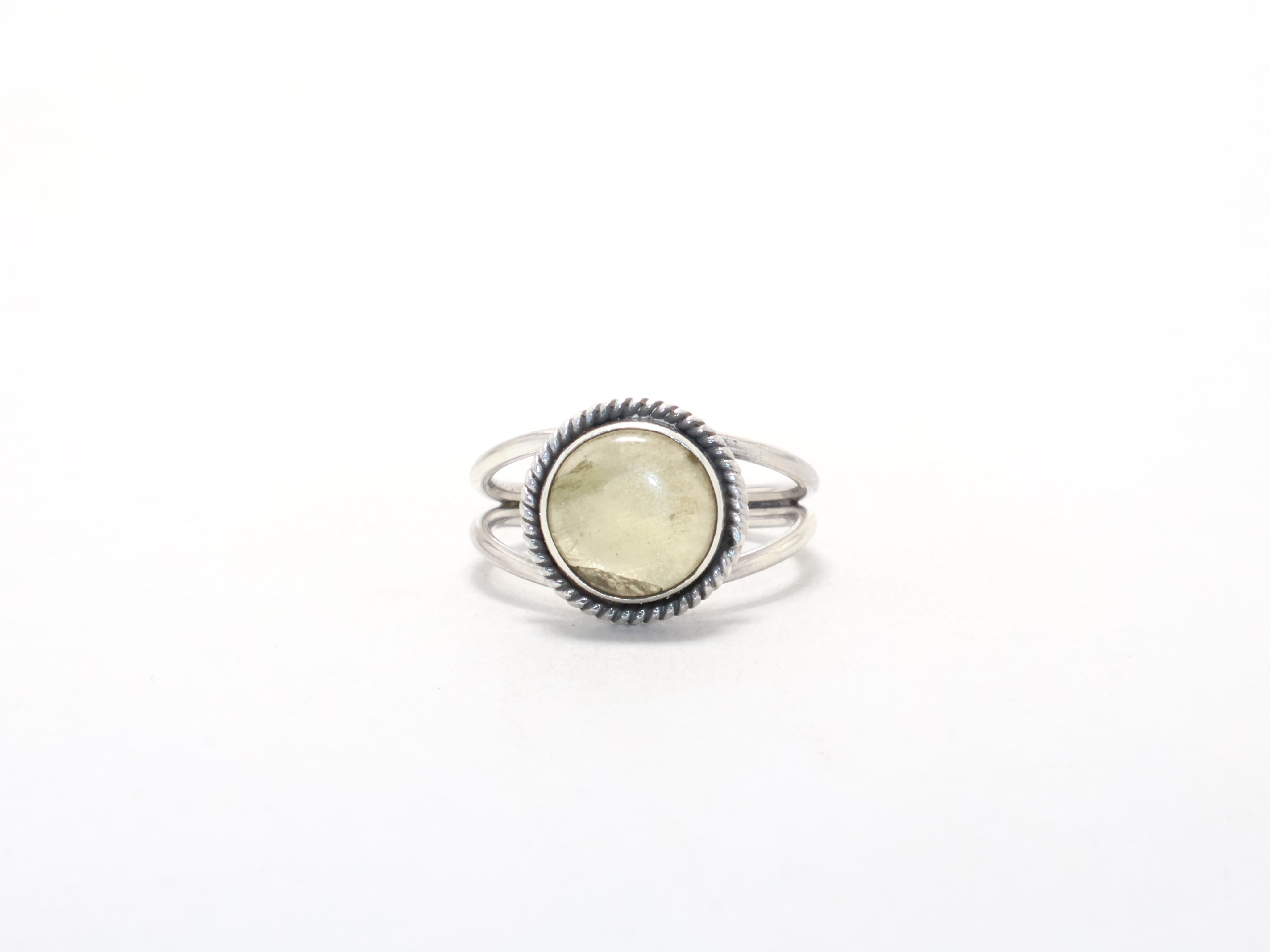 Echter Lemon Quarz Handgemachter Ring Versprechensring 925 Sterling Silber Ring Geburtsstein Minimalistischer Ring