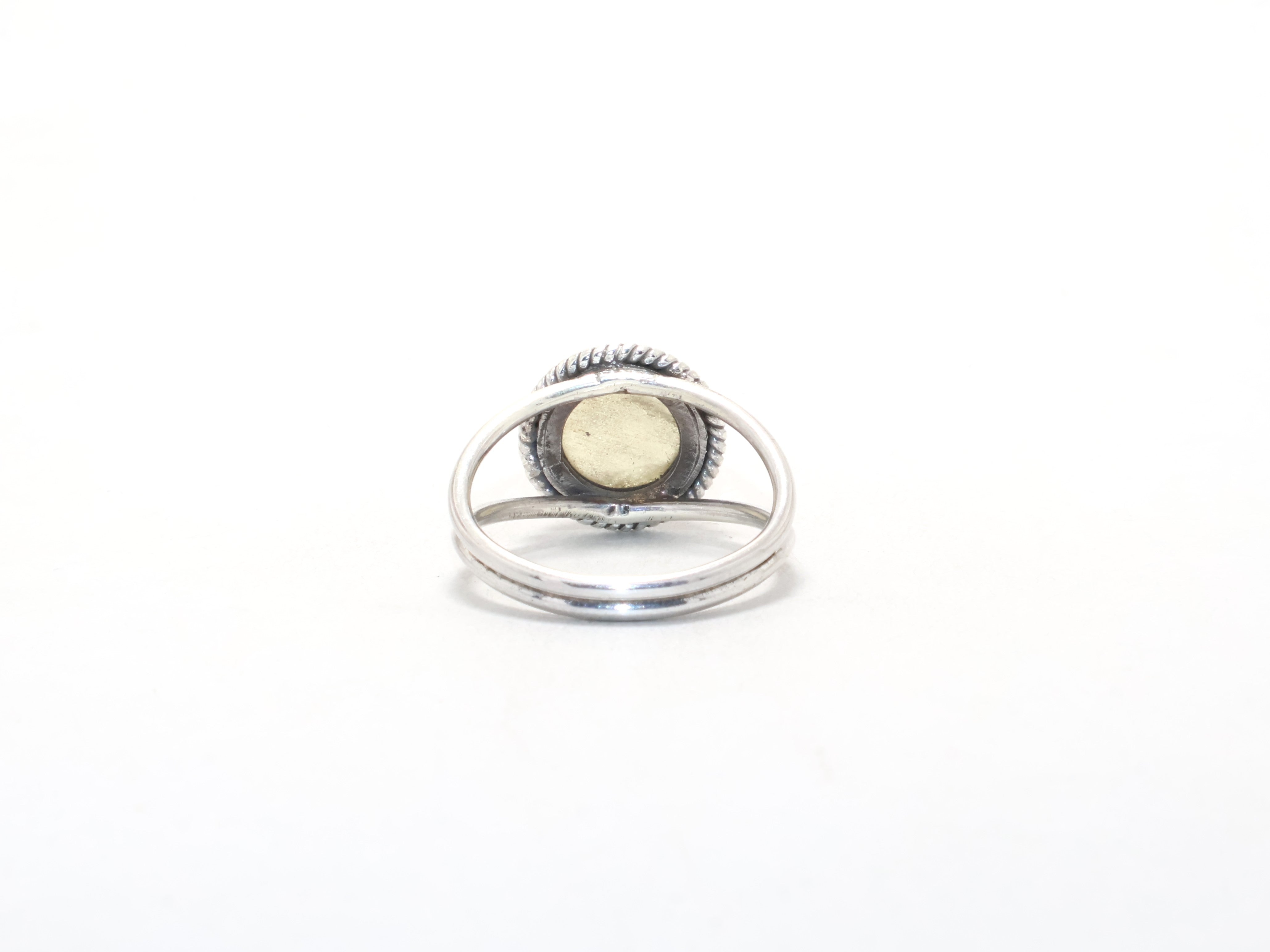 Echter Lemon Quarz Handgemachter Ring Versprechensring 925 Sterling Silber Ring Geburtsstein Minimalistischer Ring