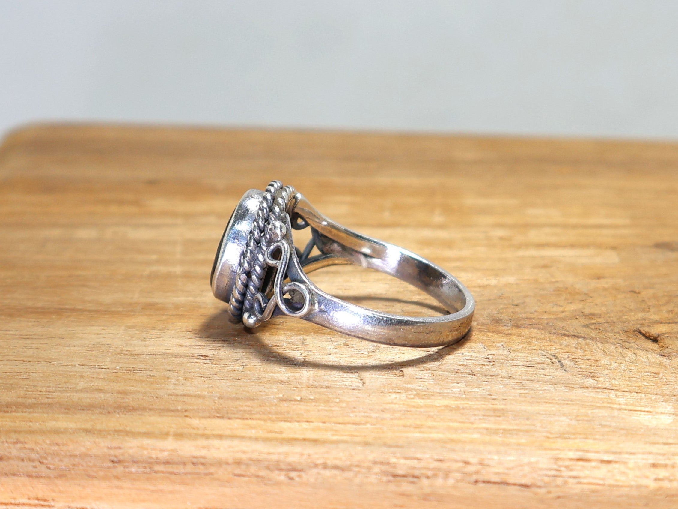 Blauw Vuur Labradoriet Zilveren Ring Ring Voor Dames Cadeau Voor Hem & Haar 925 Sterling Zilveren Ring Handgemaakte Natuurlijke Ovale Edelsteen Ring Unieke Ring
