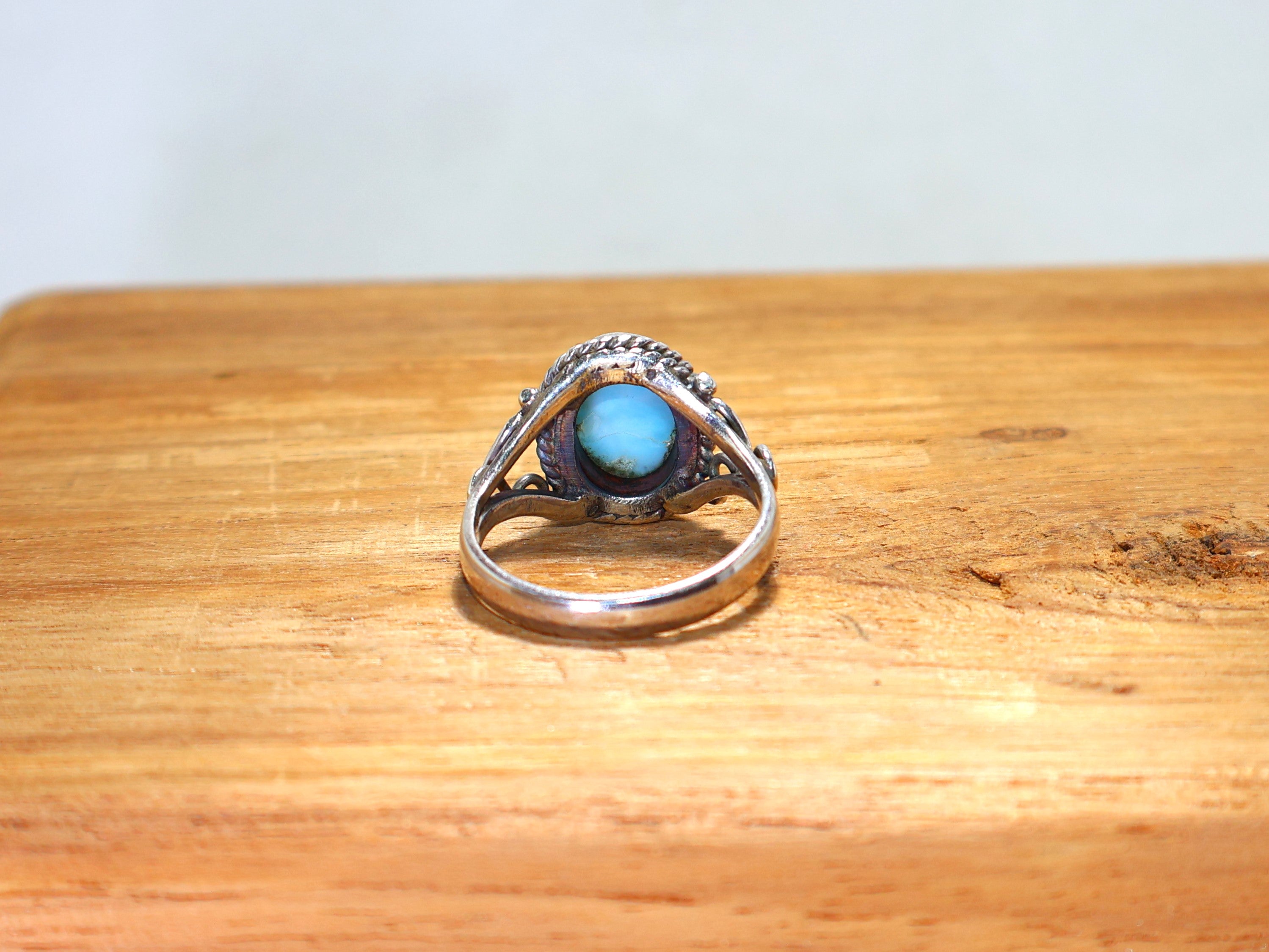 Natürlicher Larimar Ring 925 Sterling Silber Ring Oval Geformter Blauer Edelstein Ring Handgefertigter Ring Geschenk Für Sie