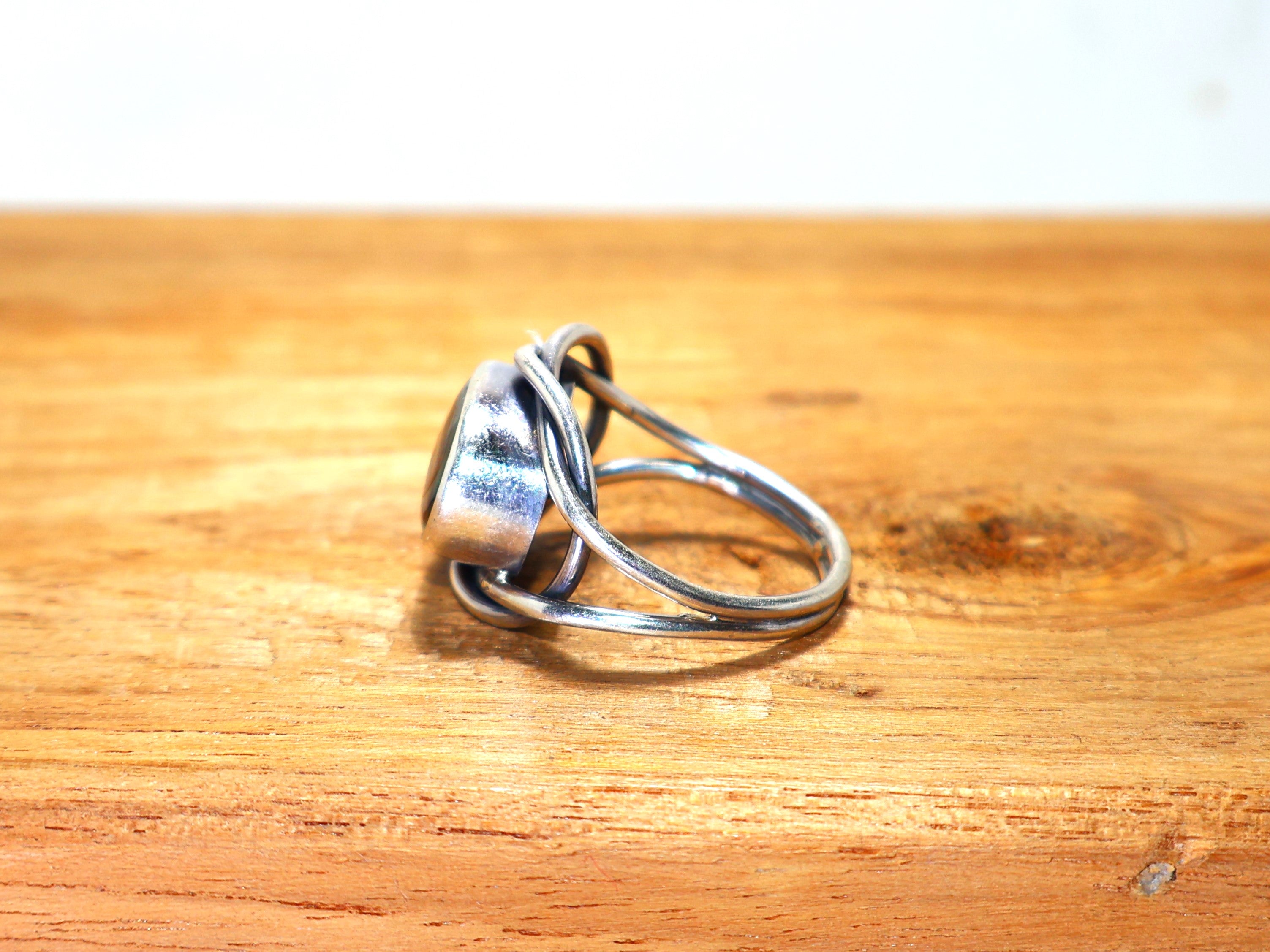 Abalone Shell Ring 925 Solid Sterling Silver Ring Beautiful Ring Handmade Silver Ring Promise Ring Oval Stone Ring Dainty Bohemian Ring Unique Ring