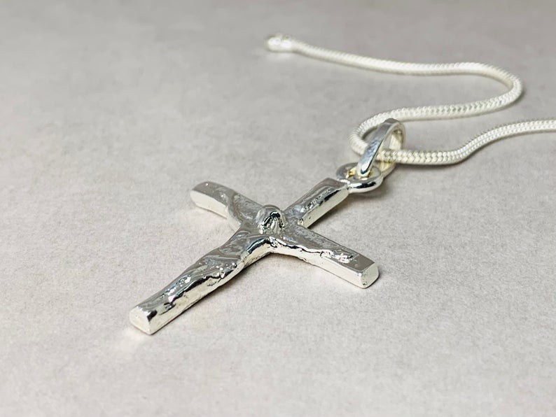 Cross Pendant 925 Silver Pendant Statement Pendant Silver Jewelry Boho Pendant Sterling Silver Jewelry Woman Pendant Fine Silver